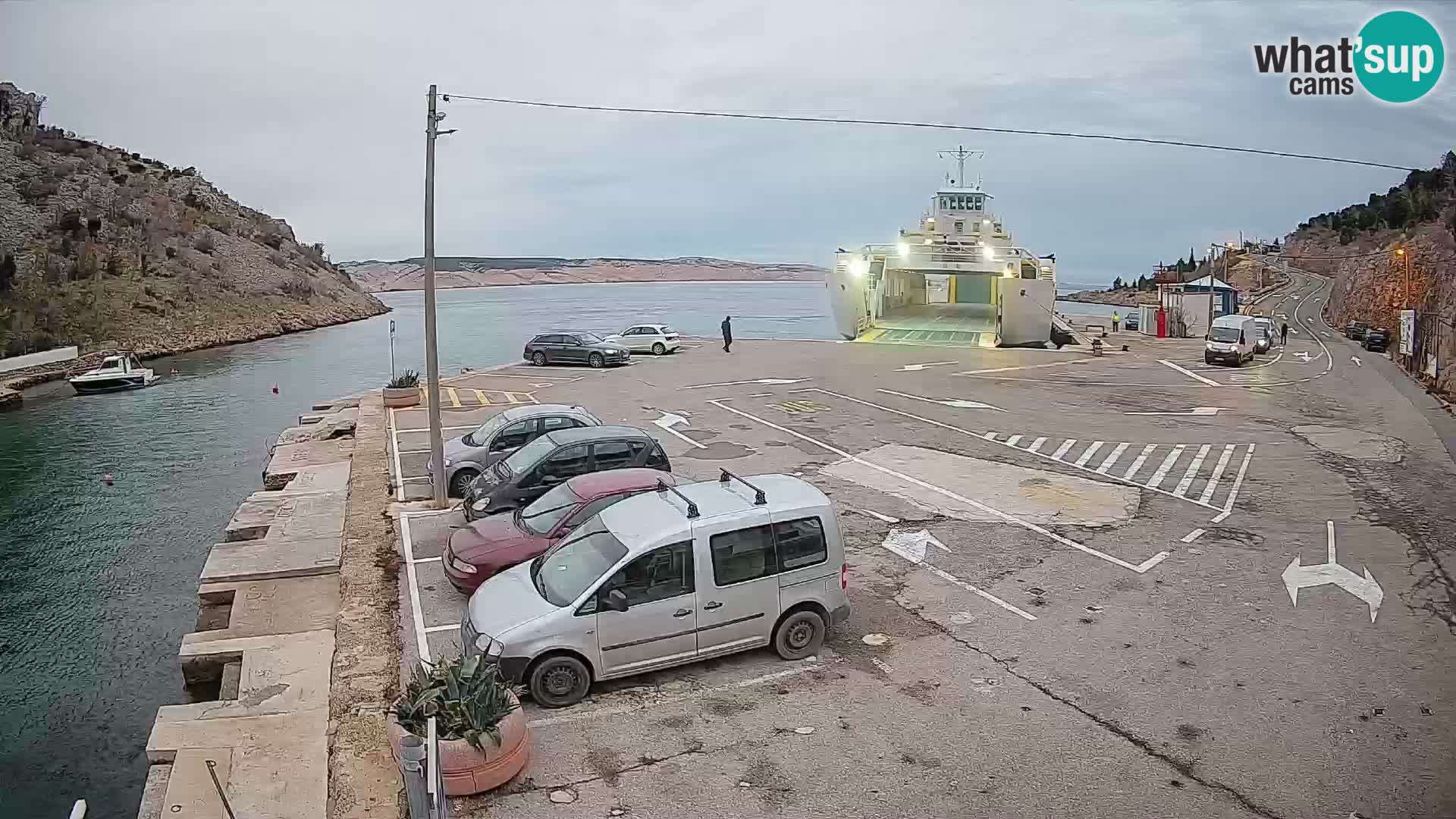 Webcam porto traghetti di Prizna – per l’isola di Pag