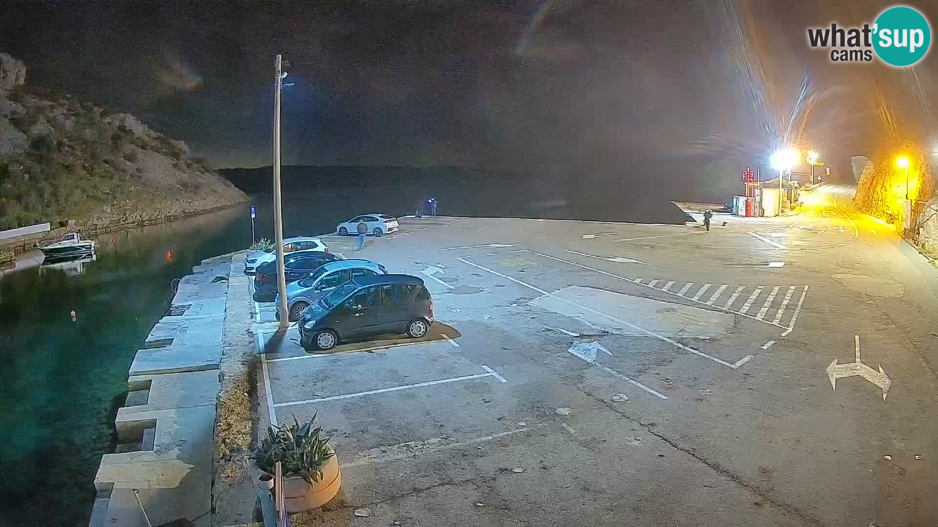 Webcam Fährhafen Prizna – zur Insel Pag