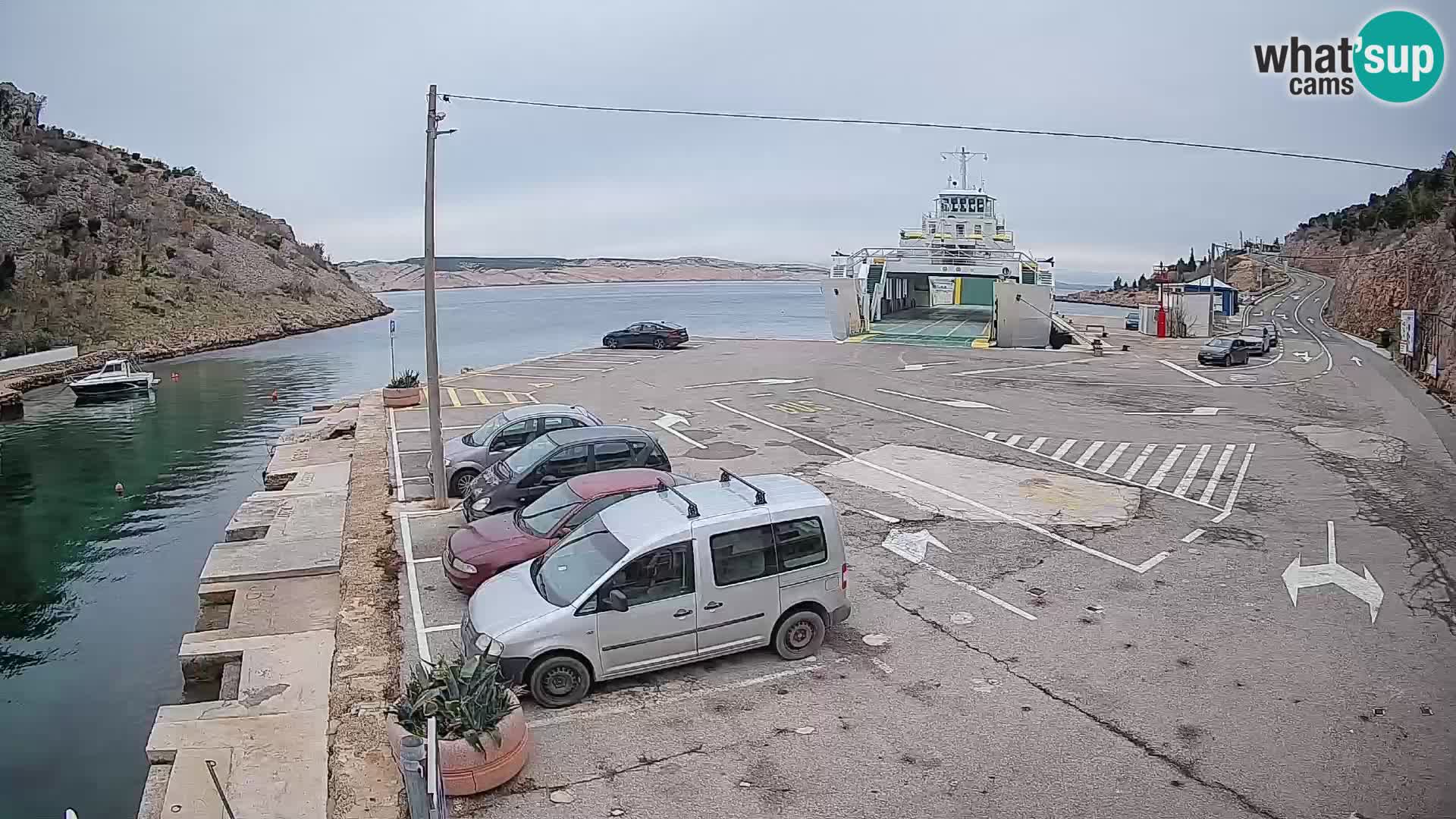 Webcam porto traghetti di Prizna – per l’isola di Pag