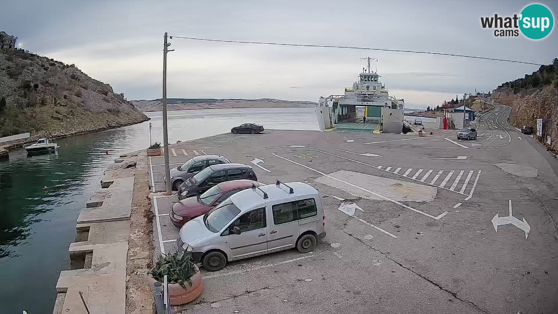 Webcam porto traghetti di Prizna – per l’isola di Pag