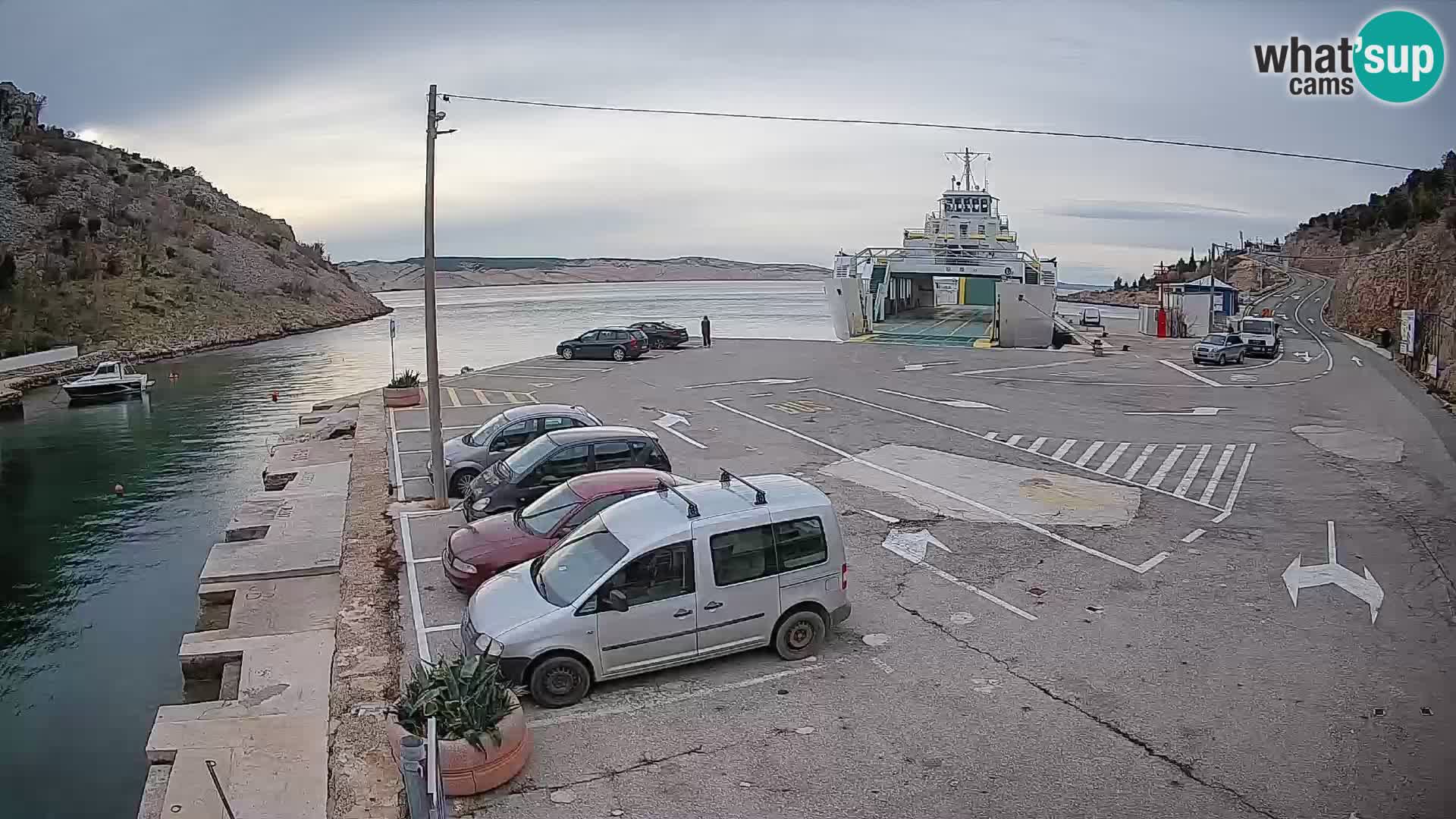 Webcam porto traghetti di Prizna – per l’isola di Pag