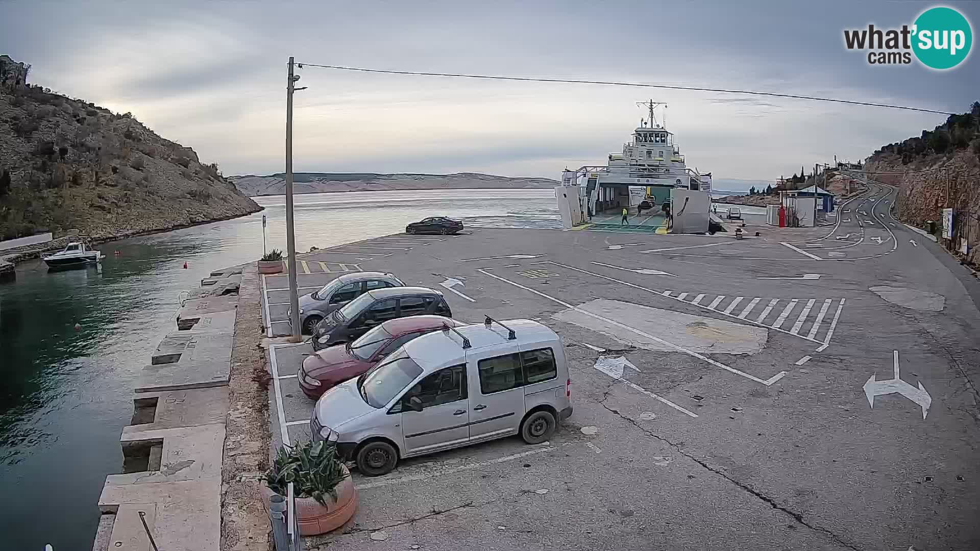 Webcam porto traghetti di Prizna – per l’isola di Pag