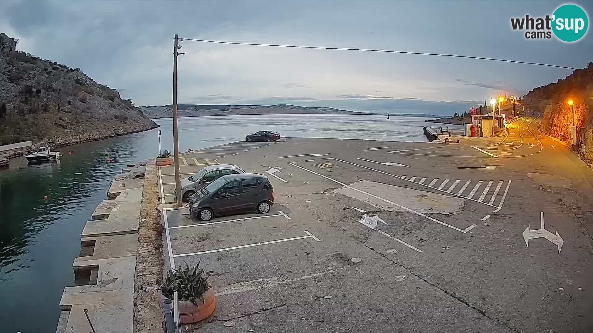 Webcam porto traghetti di Prizna – per l’isola di Pag