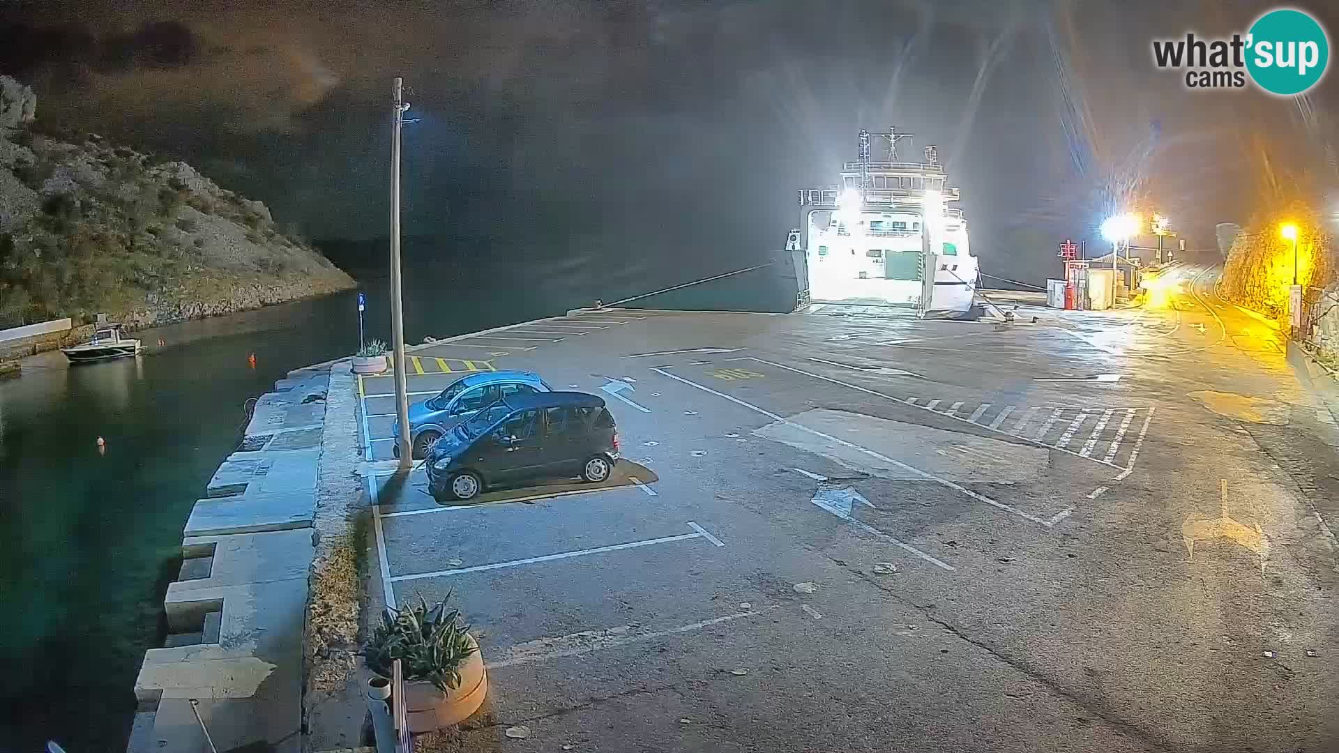 Webcam porto traghetti di Prizna – per l’isola di Pag