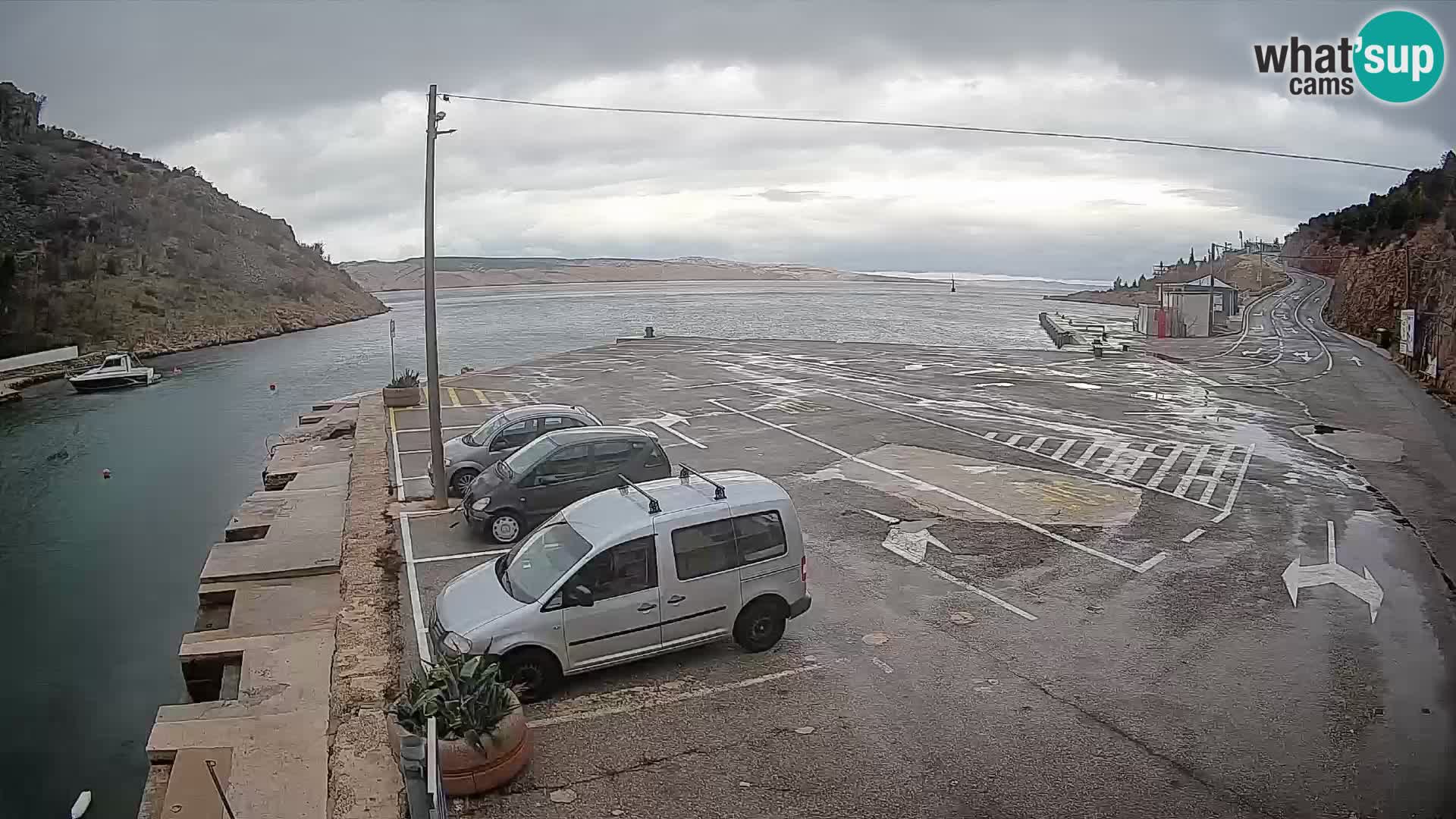 Webcam porto traghetti di Prizna – per l’isola di Pag