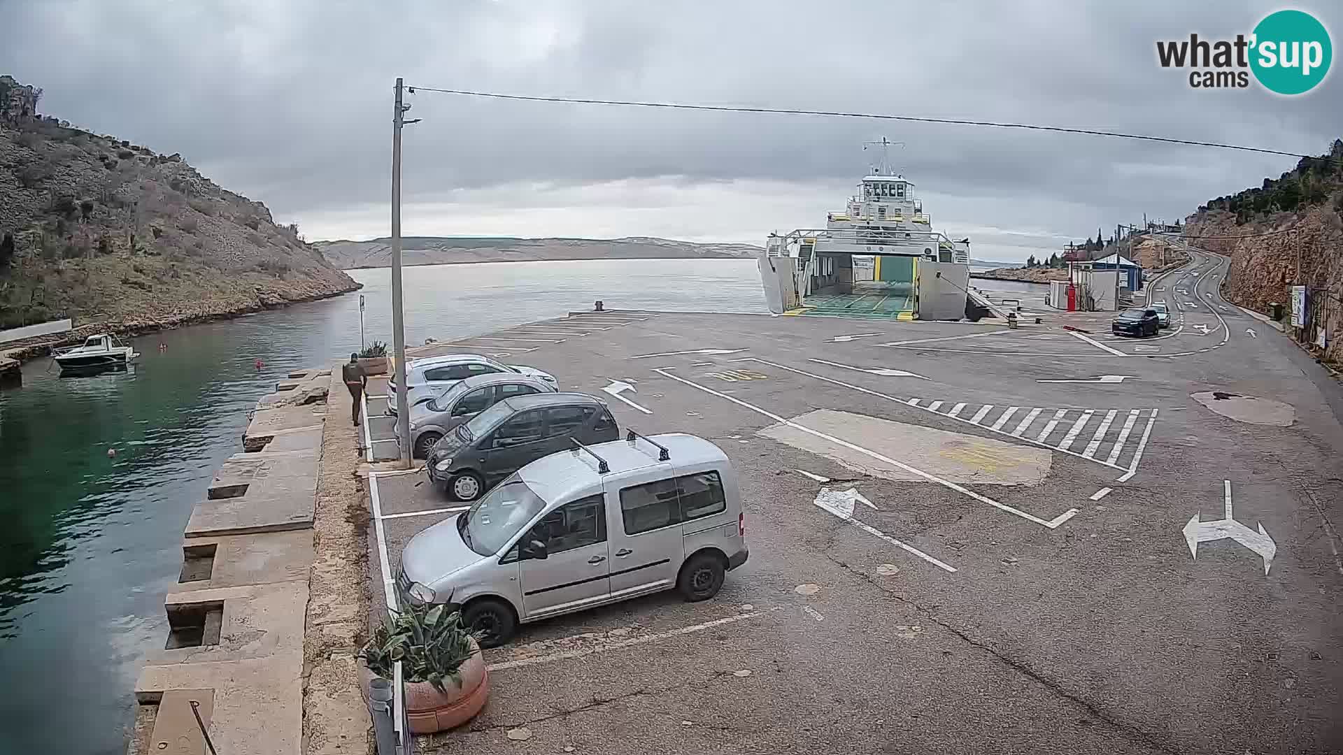 Webcam porto traghetti di Prizna – per l’isola di Pag