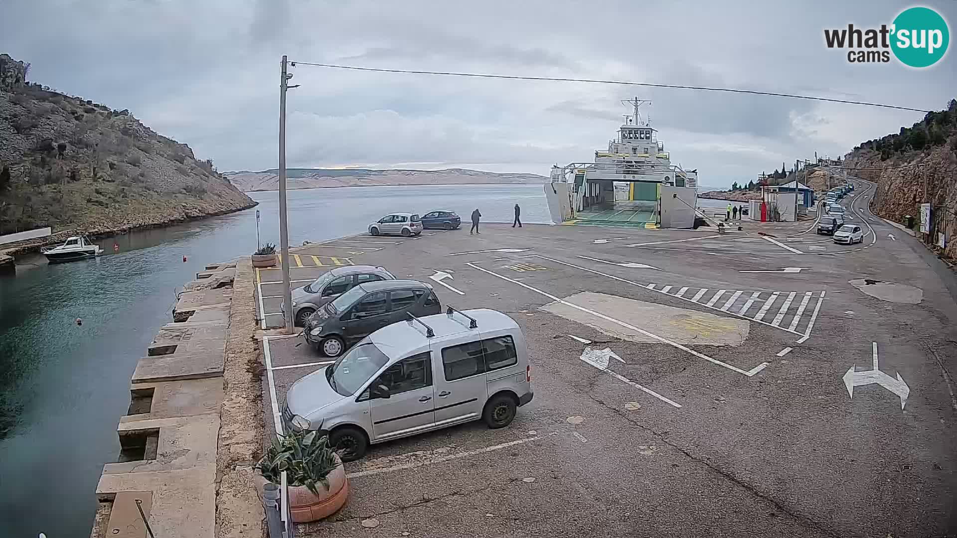 Webcam porto traghetti di Prizna – per l’isola di Pag