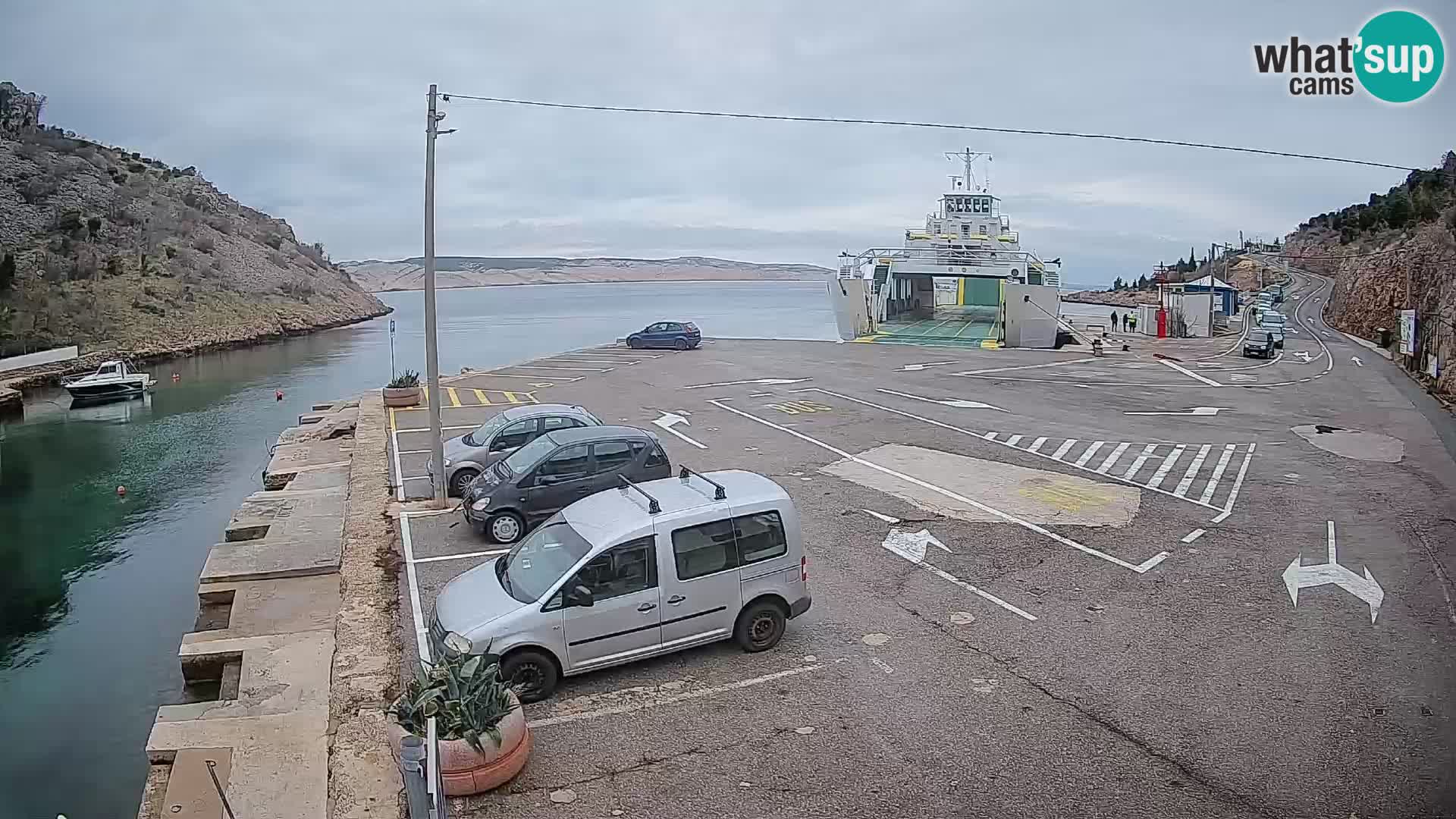 Webcam porto traghetti di Prizna – per l’isola di Pag