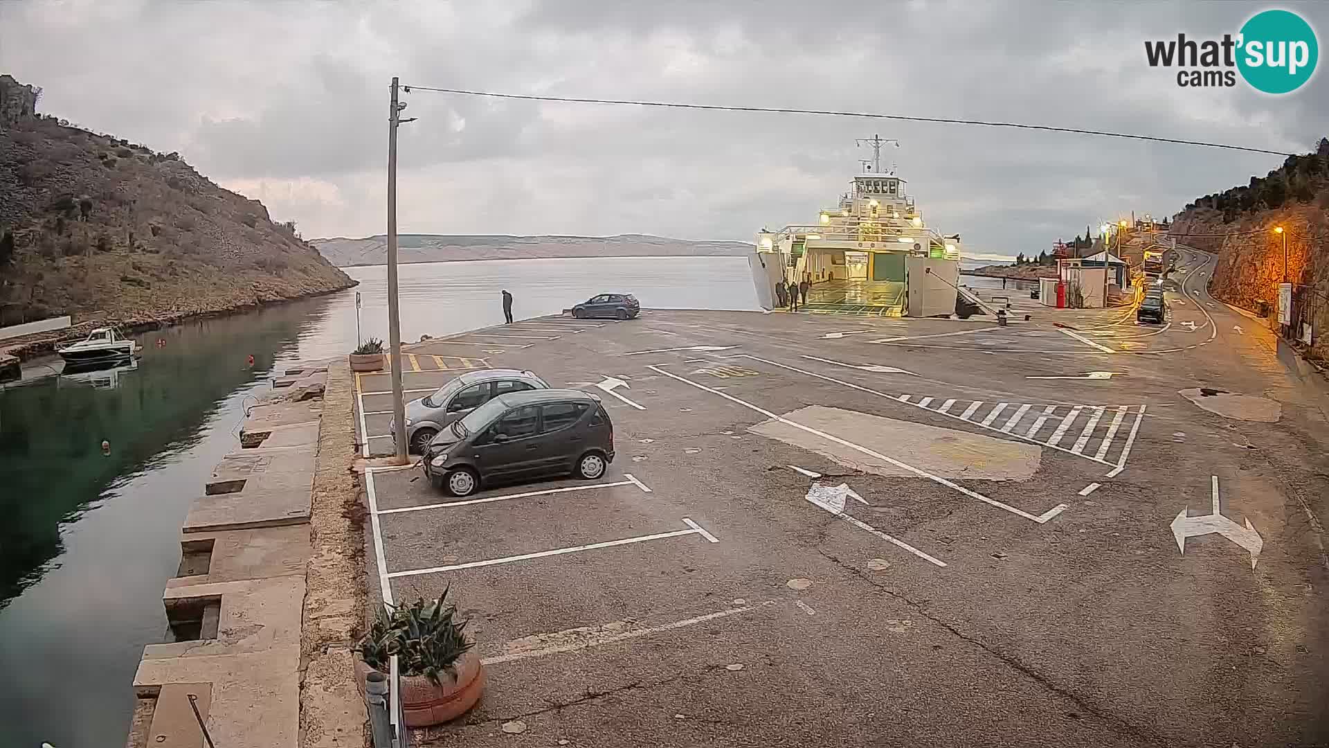 Webcam porto traghetti di Prizna – per l’isola di Pag