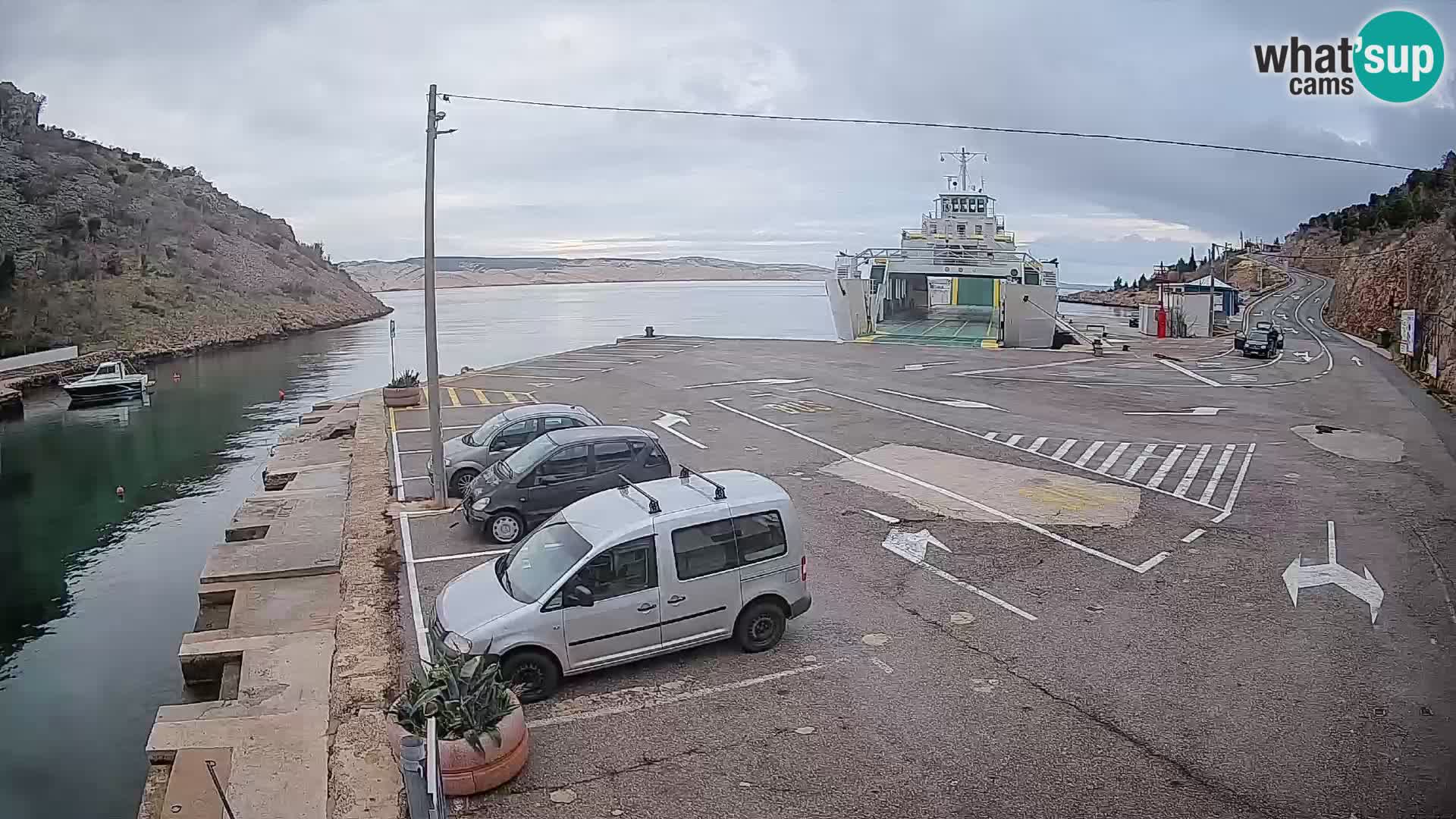 Webcam porto traghetti di Prizna – per l’isola di Pag