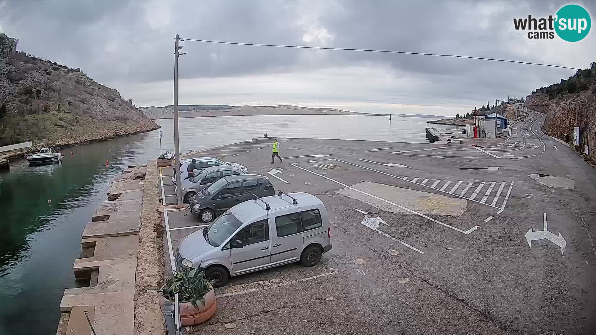 Webcam porto traghetti di Prizna – per l’isola di Pag