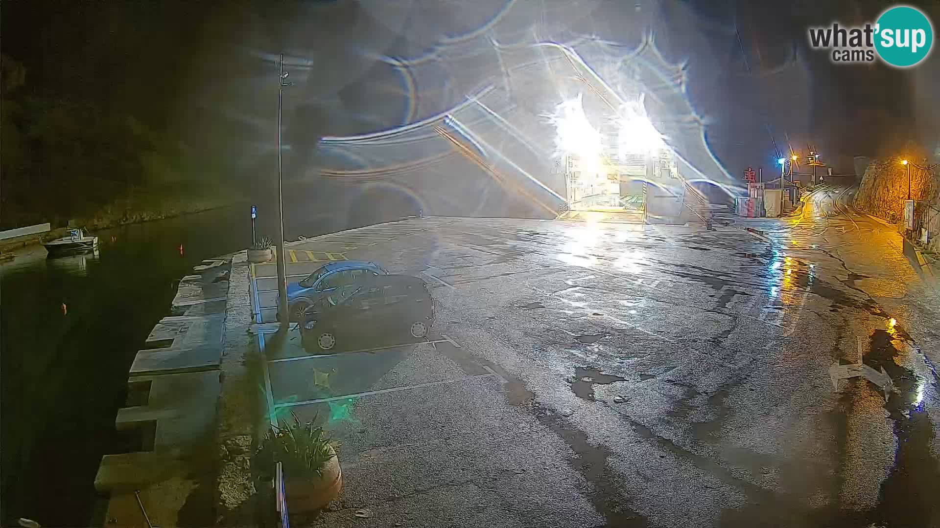 Webcam Fährhafen Prizna – zur Insel Pag