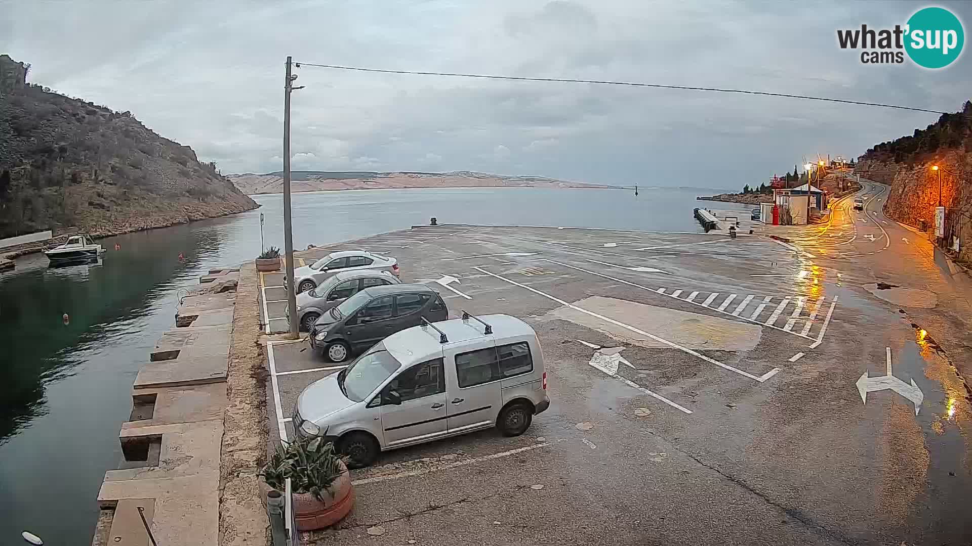 Webcam porto traghetti di Prizna – per l’isola di Pag