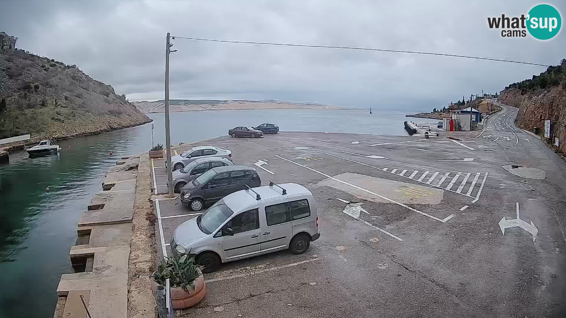 Webcam porto traghetti di Prizna – per l’isola di Pag