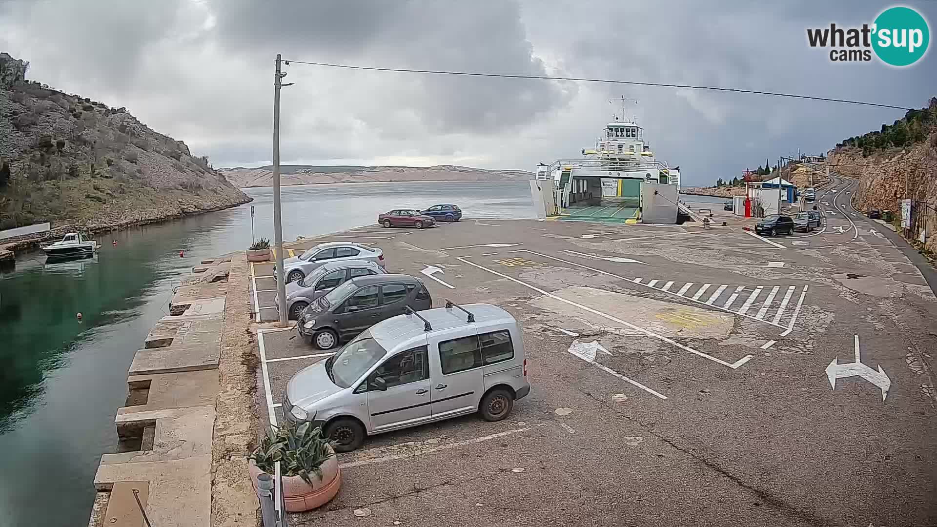 Webcam porto traghetti di Prizna – per l’isola di Pag