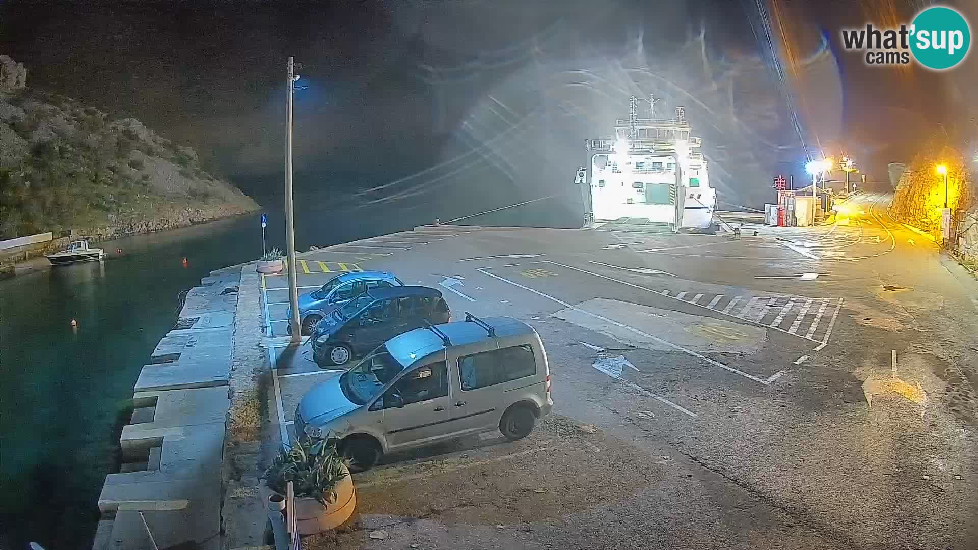 Webcam porto traghetti di Prizna – per l’isola di Pag