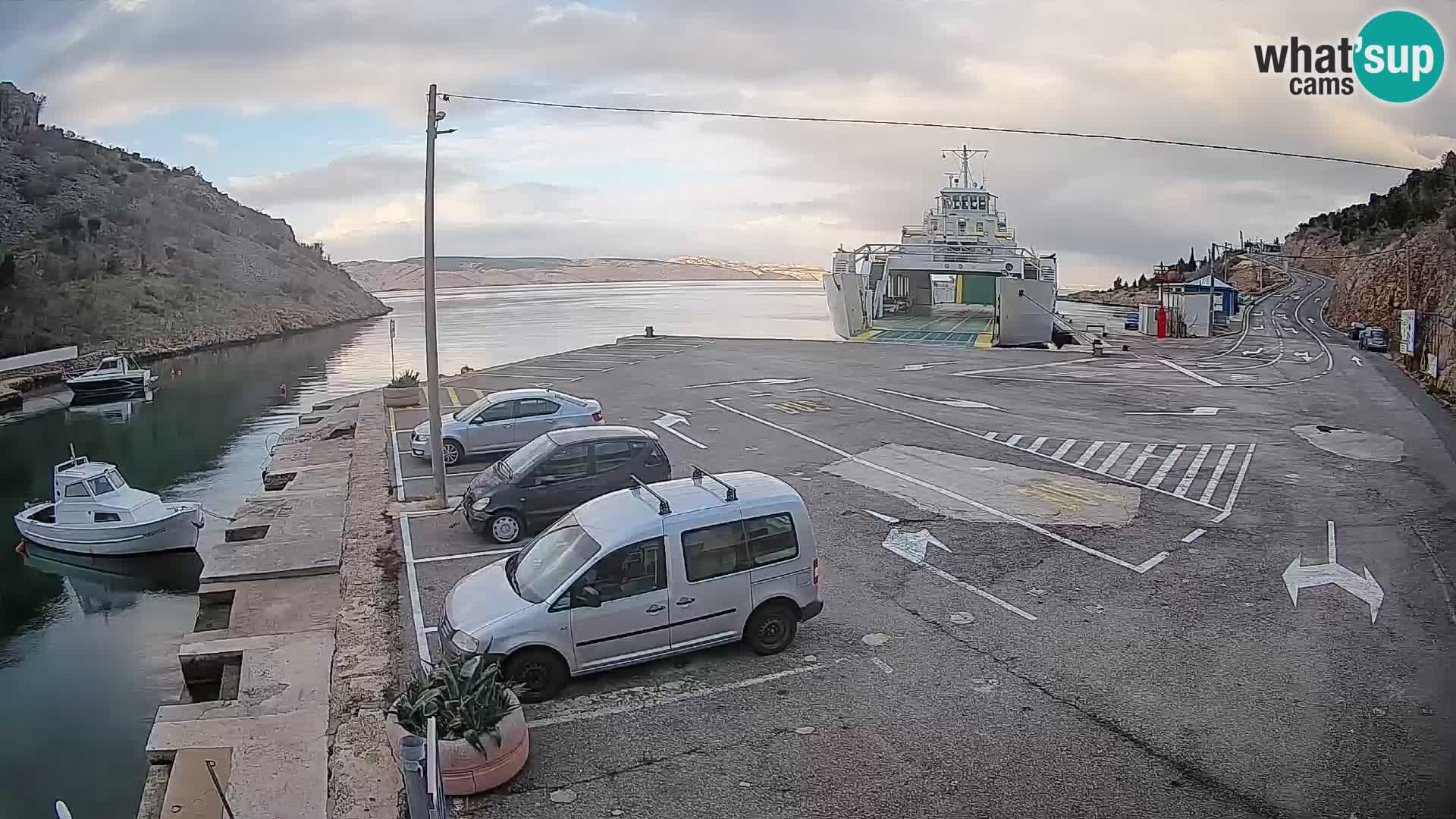 Webcam porto traghetti di Prizna – per l’isola di Pag