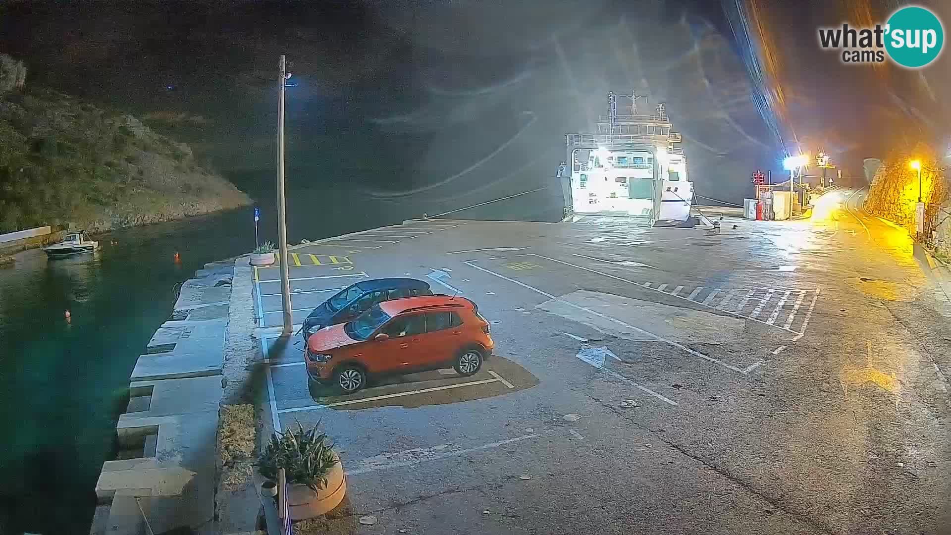 Webcam porto traghetti di Prizna – per l’isola di Pag