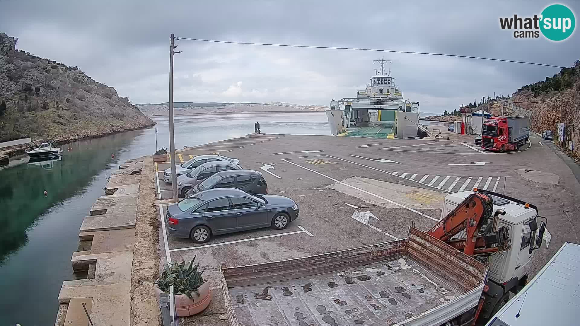 Webcam porto traghetti di Prizna – per l’isola di Pag