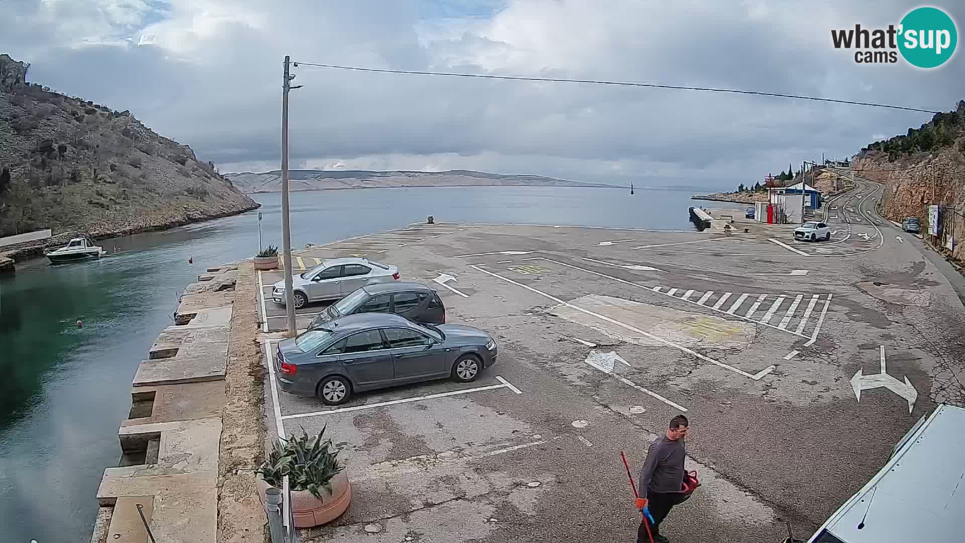 Webcam porto traghetti di Prizna – per l’isola di Pag