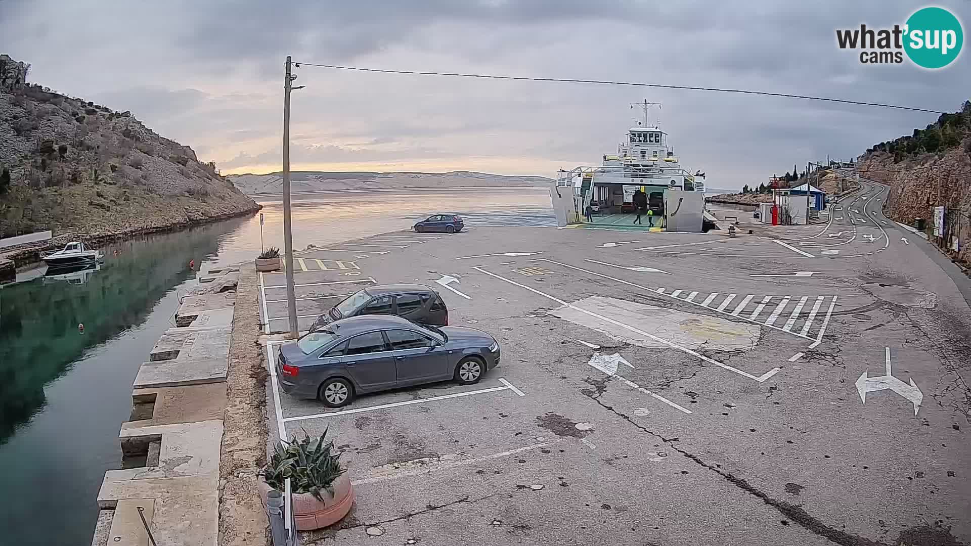 Webcam porto traghetti di Prizna – per l’isola di Pag