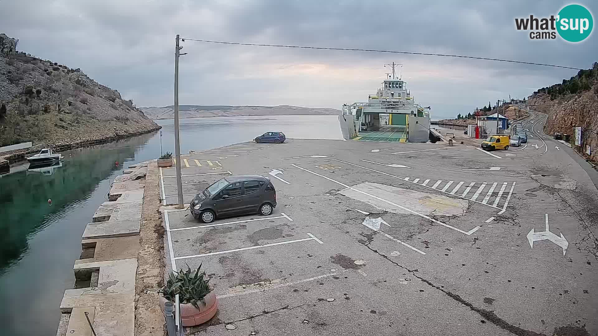 Webcam porto traghetti di Prizna – per l’isola di Pag