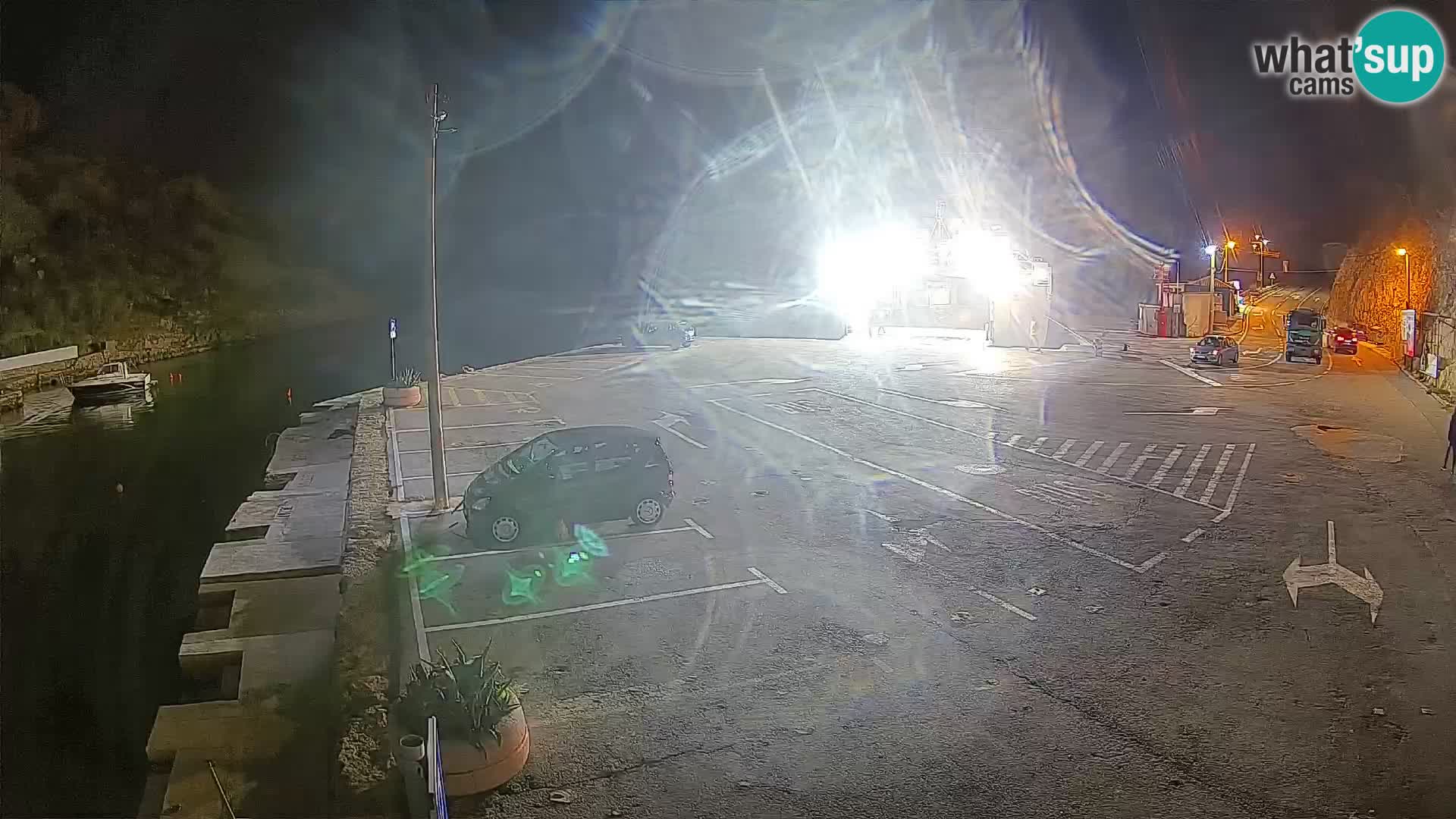 Webcam Fährhafen Prizna – zur Insel Pag