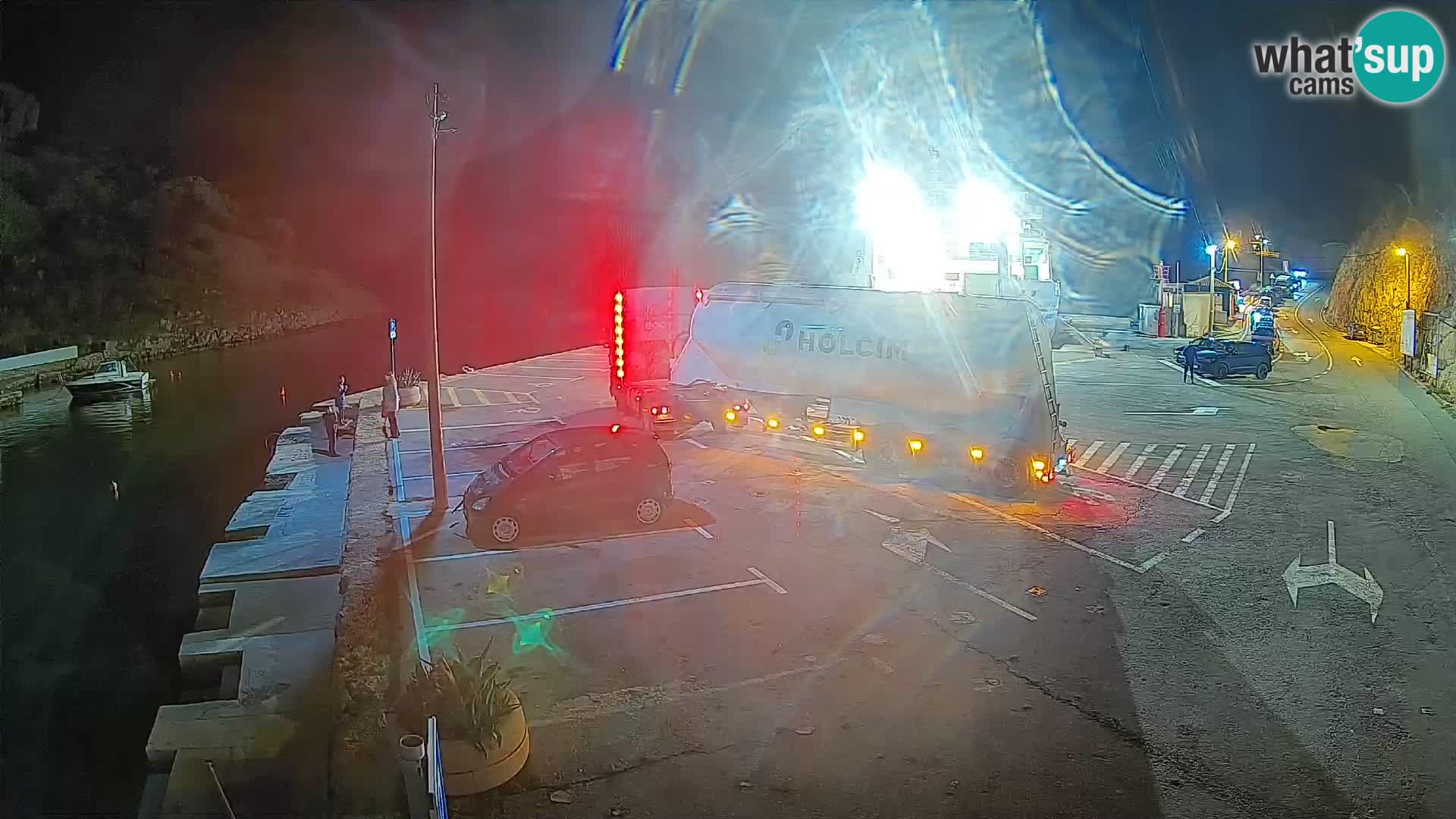 Webcam Fährhafen Prizna – zur Insel Pag