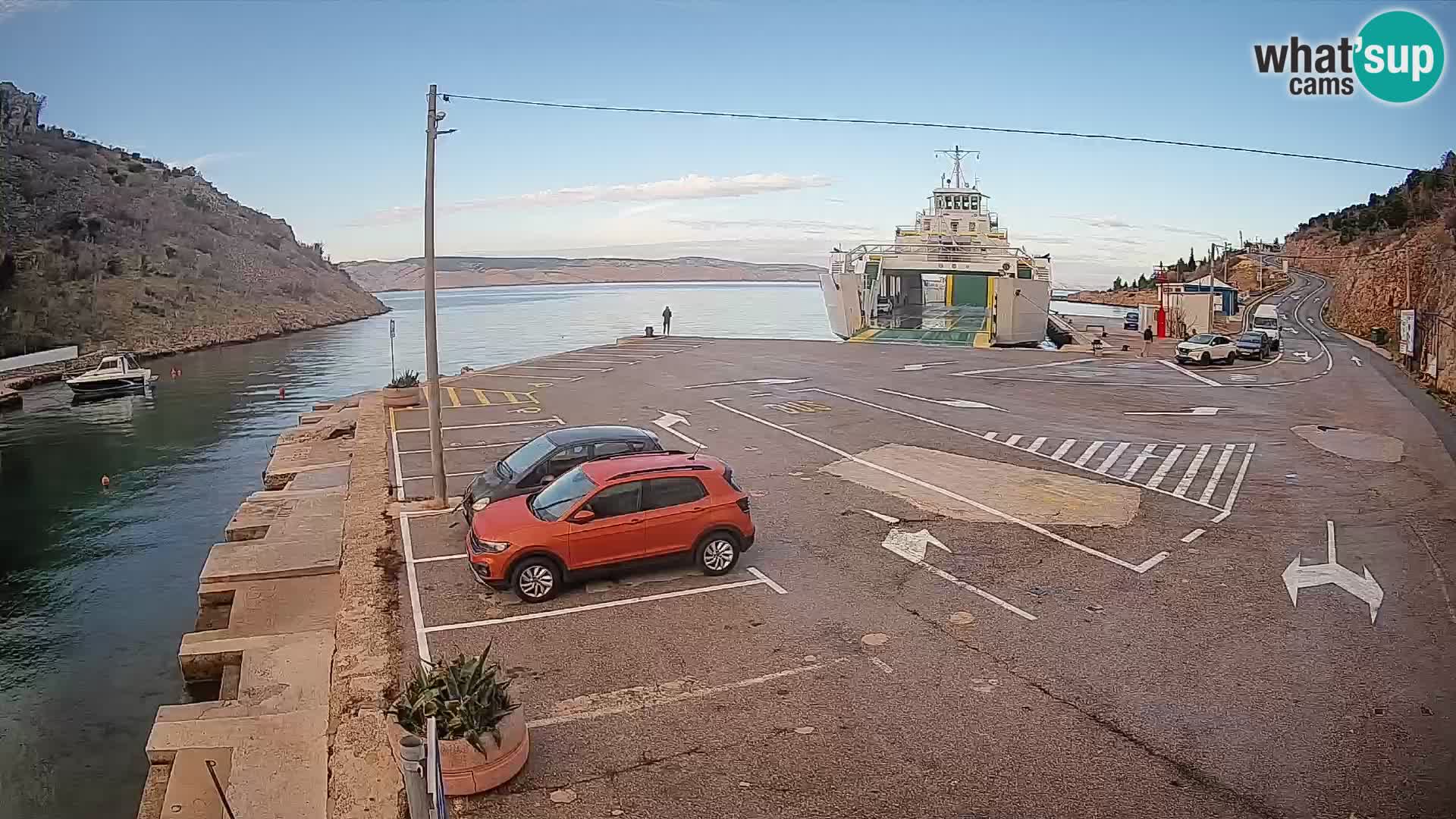Webcam porto traghetti di Prizna – per l’isola di Pag