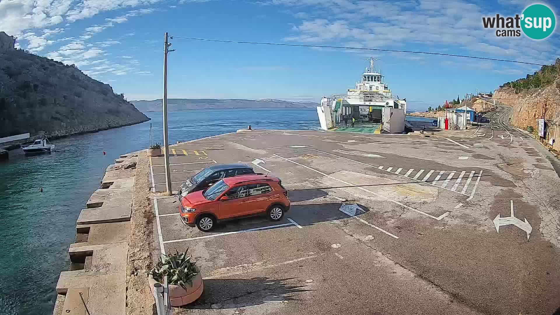 Webcam porto traghetti di Prizna – per l’isola di Pag