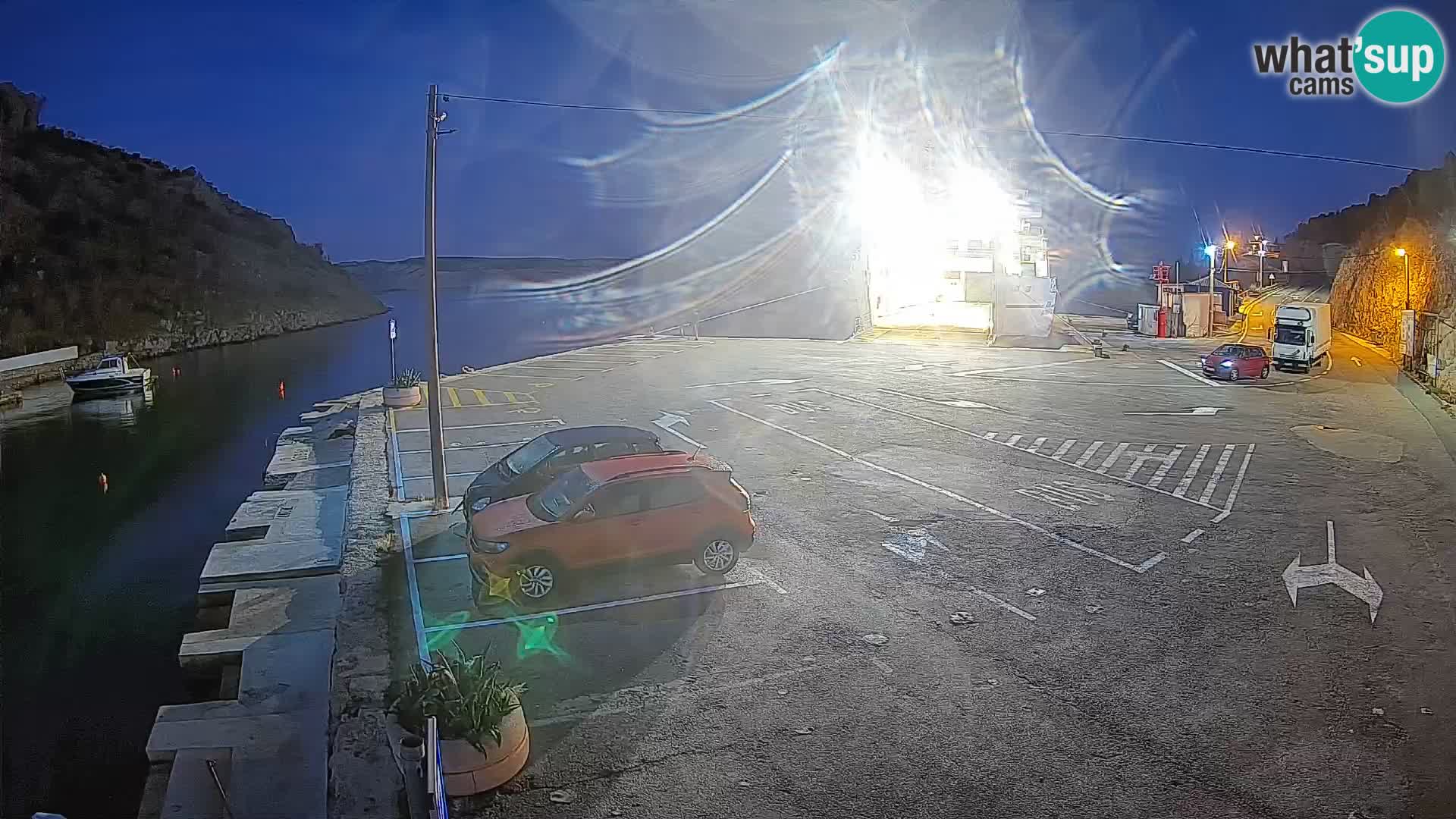 Webcam porto traghetti di Prizna – per l’isola di Pag