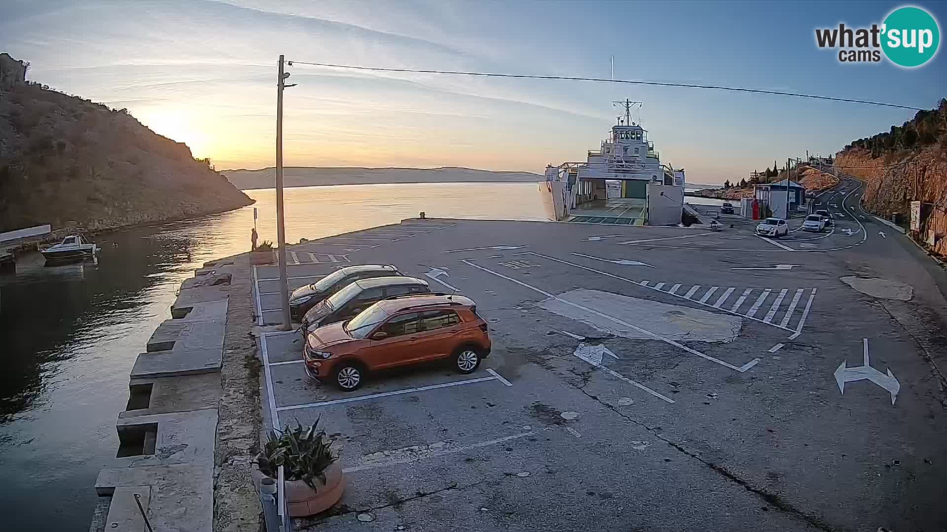 Webcam porto traghetti di Prizna – per l’isola di Pag