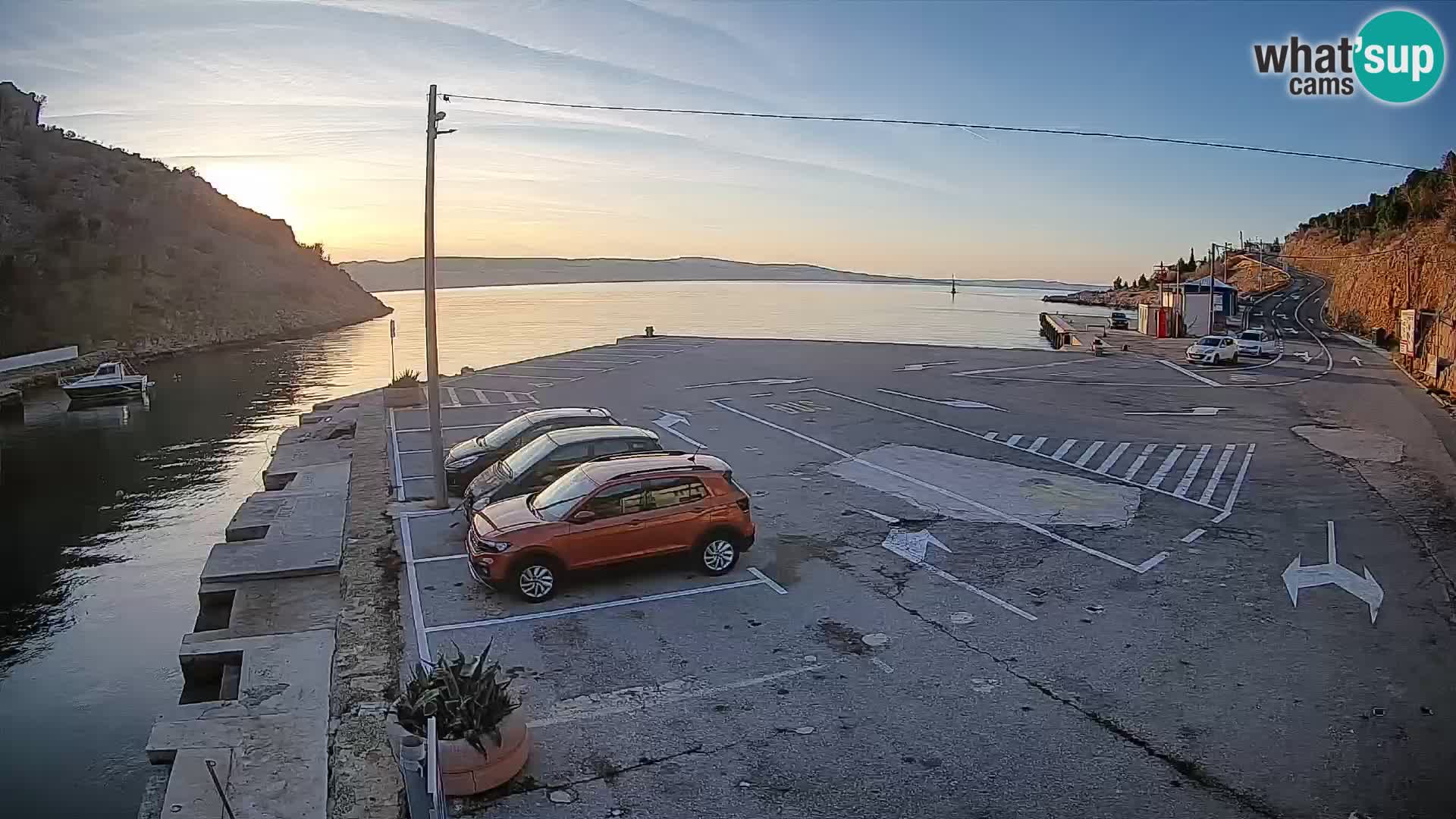 Webcam porto traghetti di Prizna – per l’isola di Pag