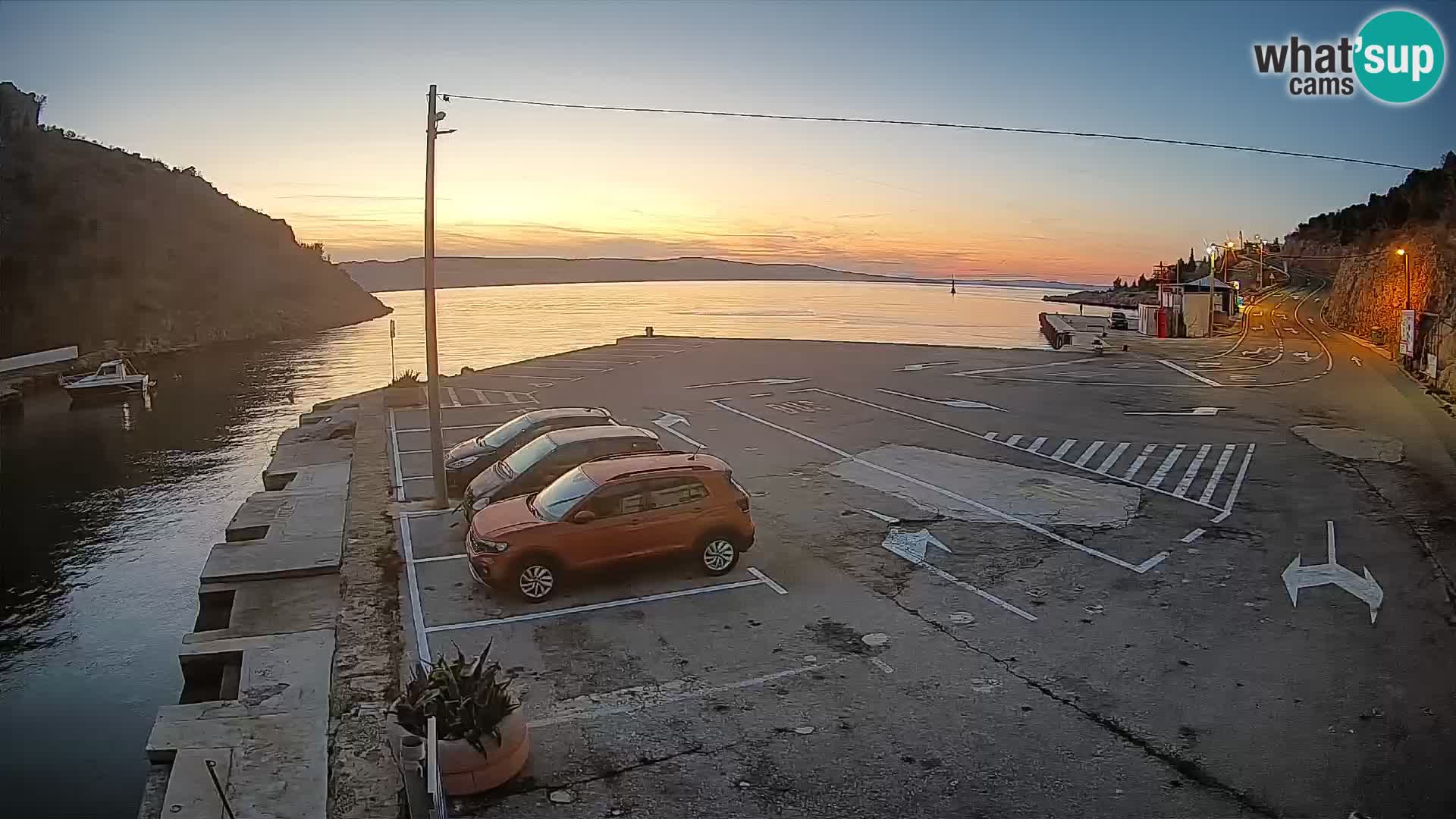 Webcam porto traghetti di Prizna – per l’isola di Pag