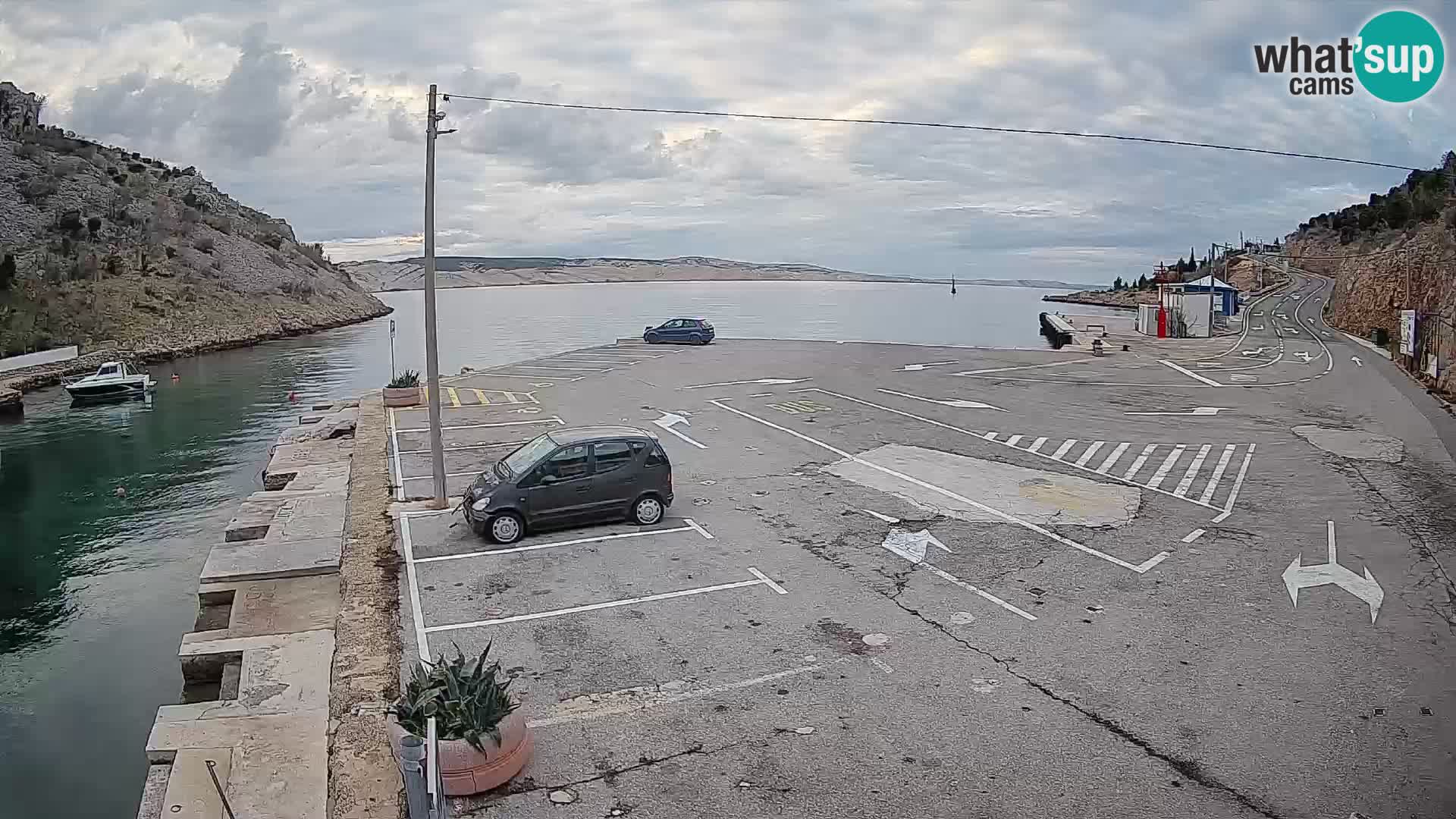 Webcam porto traghetti di Prizna – per l’isola di Pag