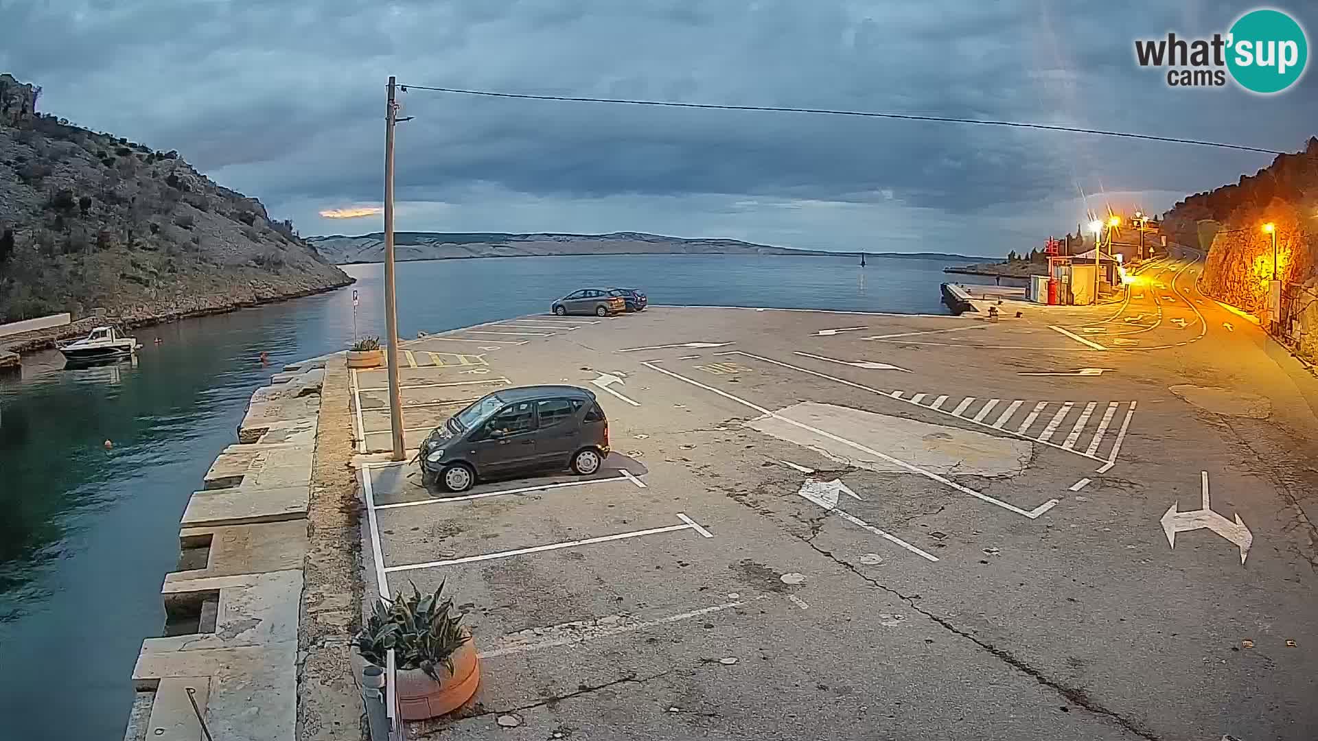 Webcam porto traghetti di Prizna – per l’isola di Pag