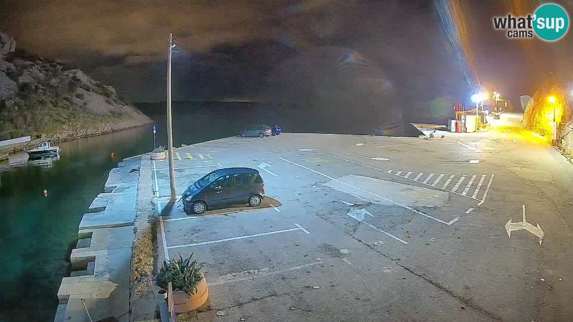 Webcam Fährhafen Prizna – zur Insel Pag