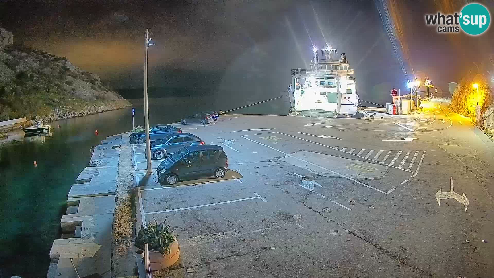 Webcam porto traghetti di Prizna – per l’isola di Pag