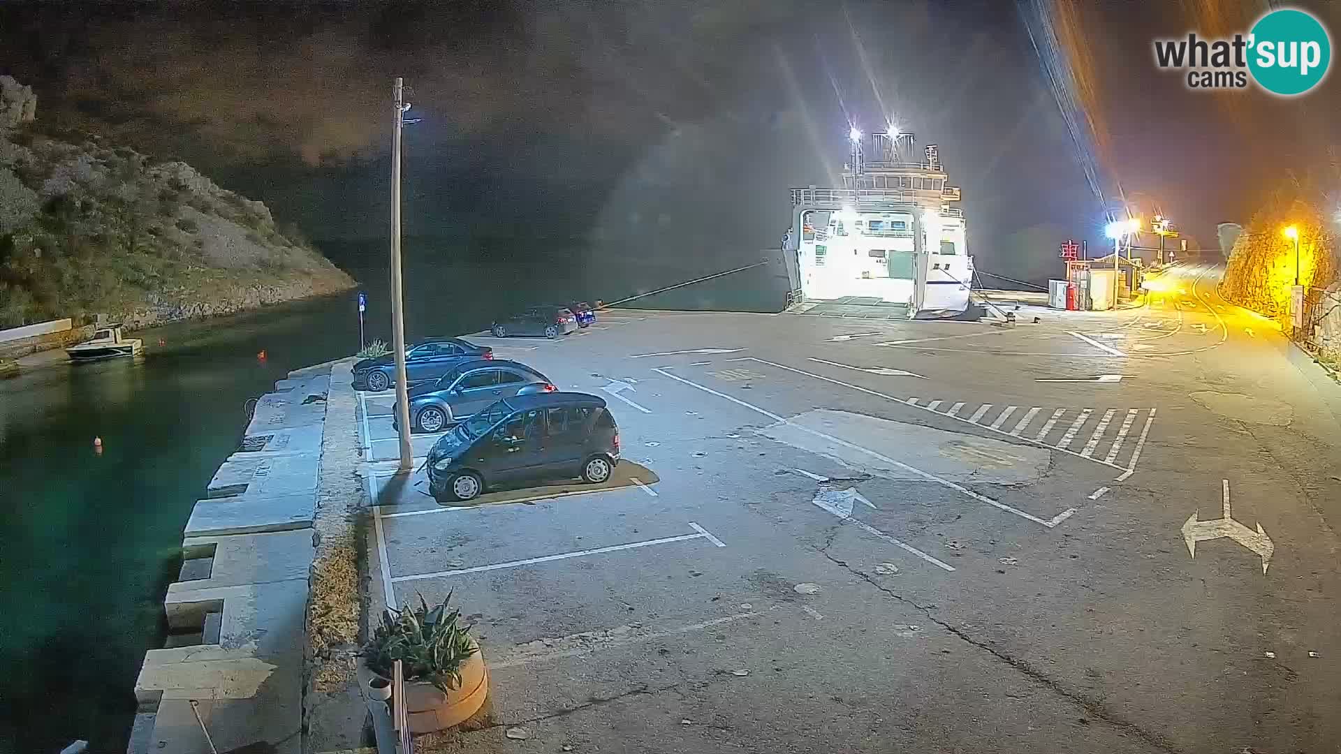 Webcam porto traghetti di Prizna – per l’isola di Pag