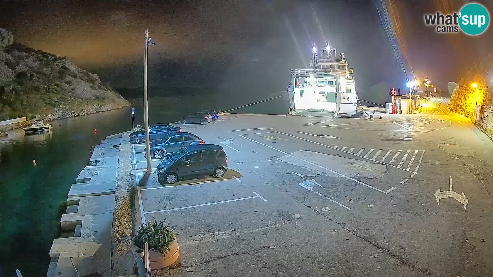 Webcam porto traghetti di Prizna – per l’isola di Pag