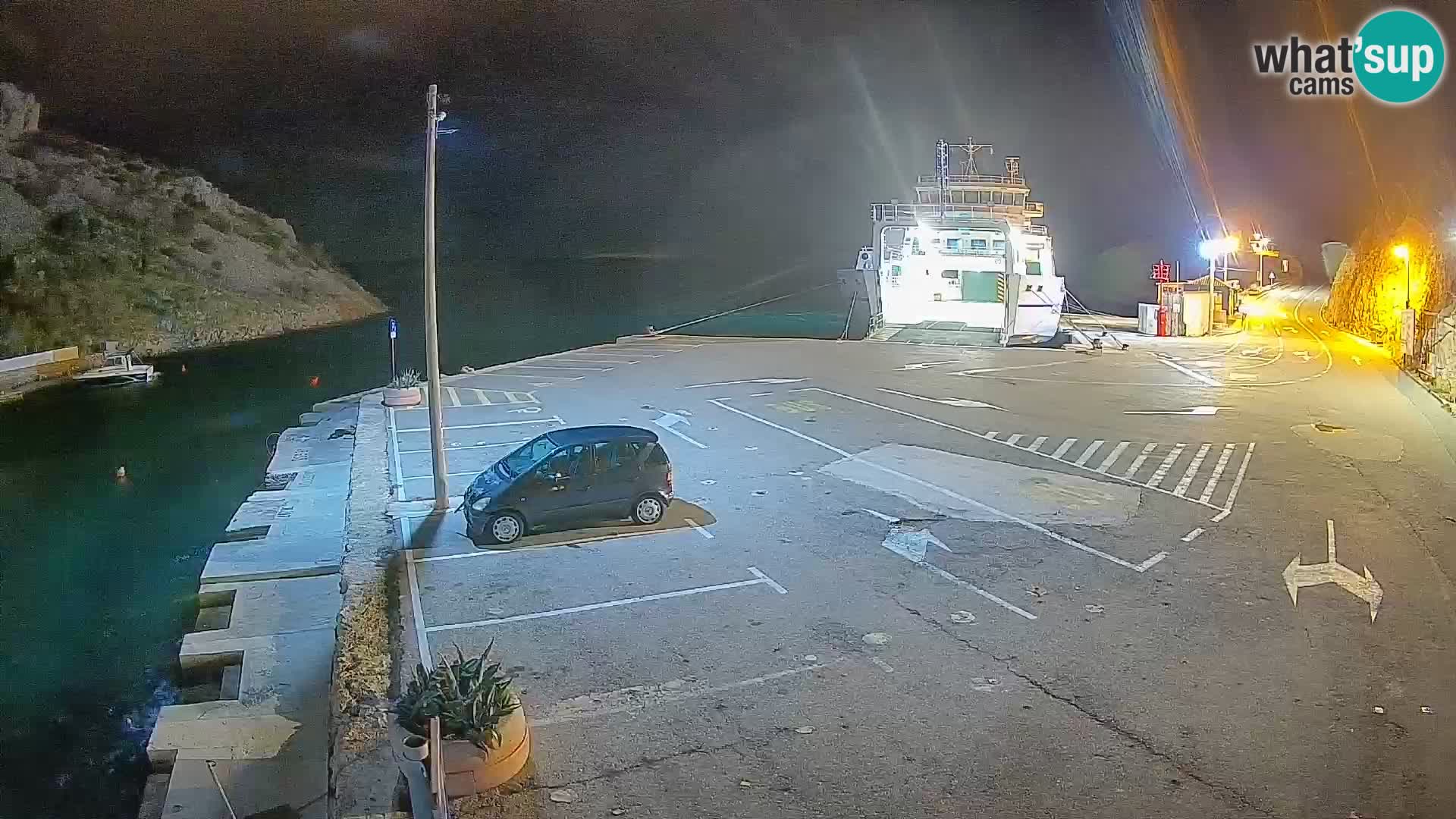Webcam porto traghetti di Prizna – per l’isola di Pag