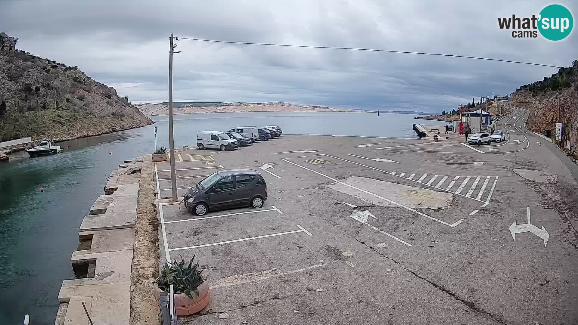 Webcam porto traghetti di Prizna – per l’isola di Pag
