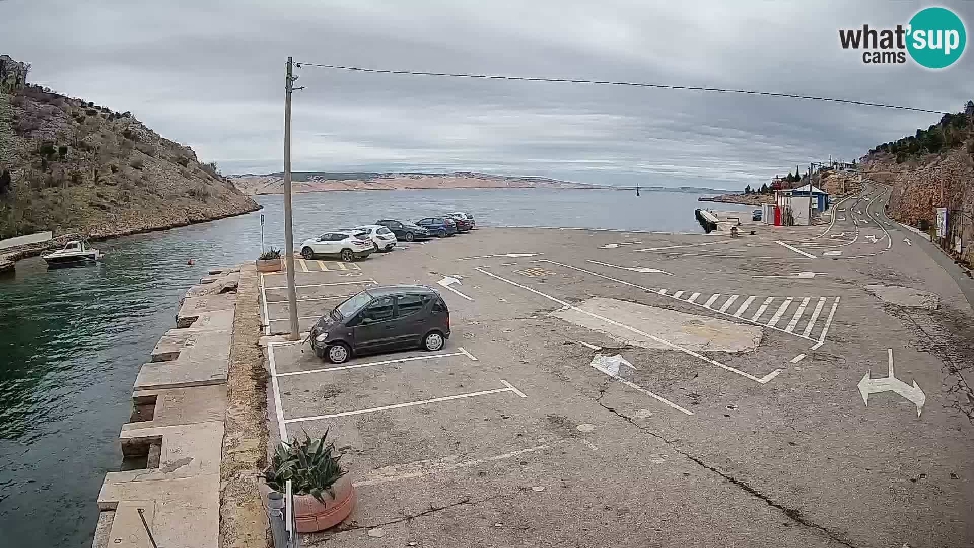 Webcam porto traghetti di Prizna – per l’isola di Pag