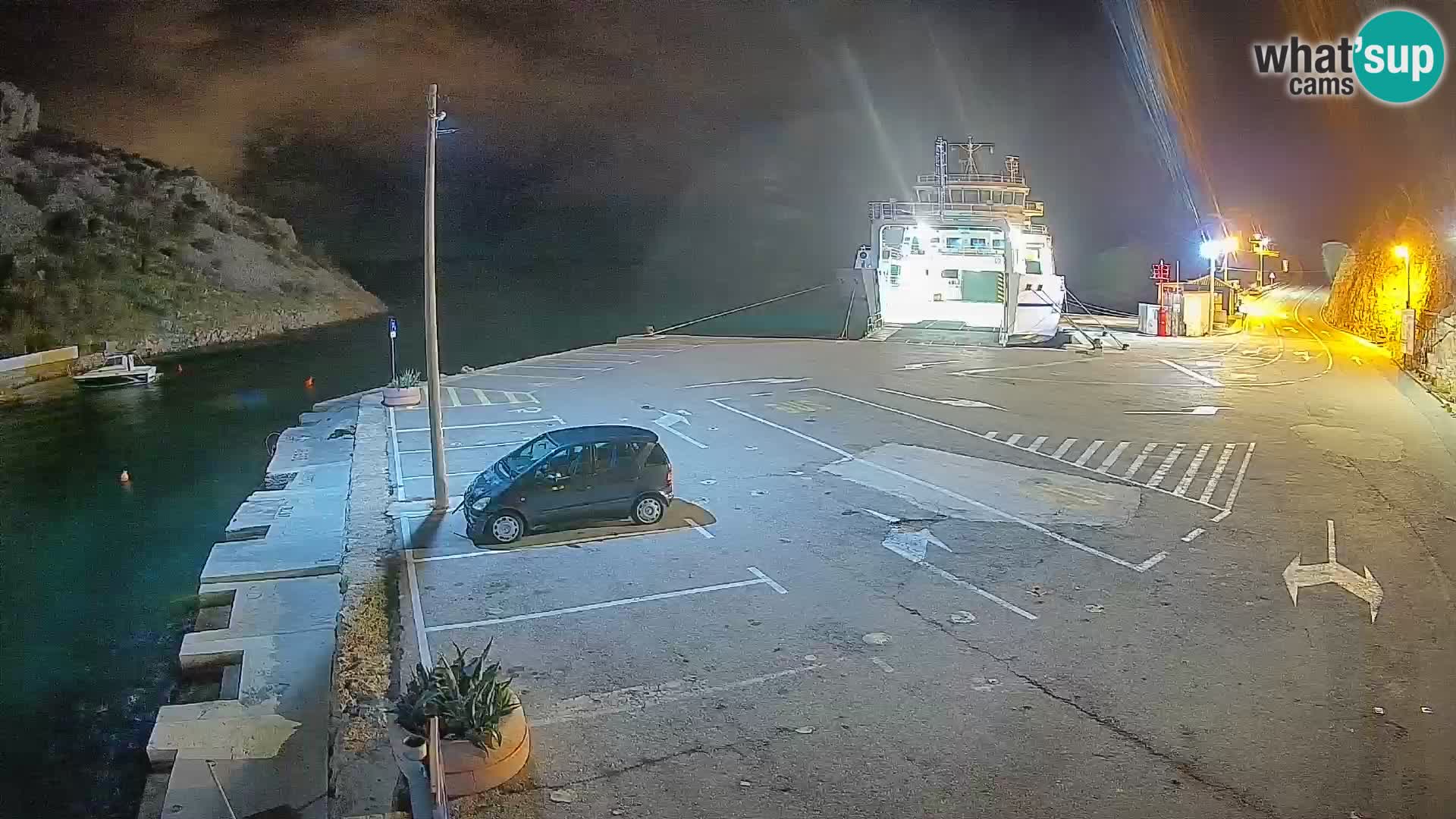 Webcam porto traghetti di Prizna – per l’isola di Pag