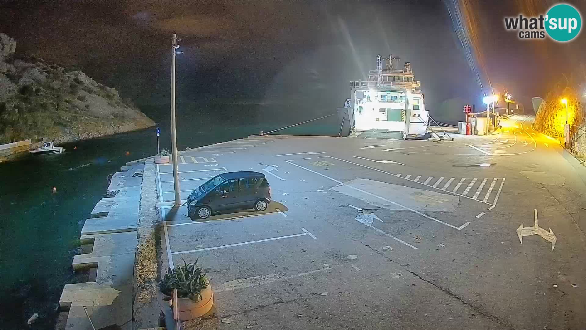 Webcam porto traghetti di Prizna – per l’isola di Pag