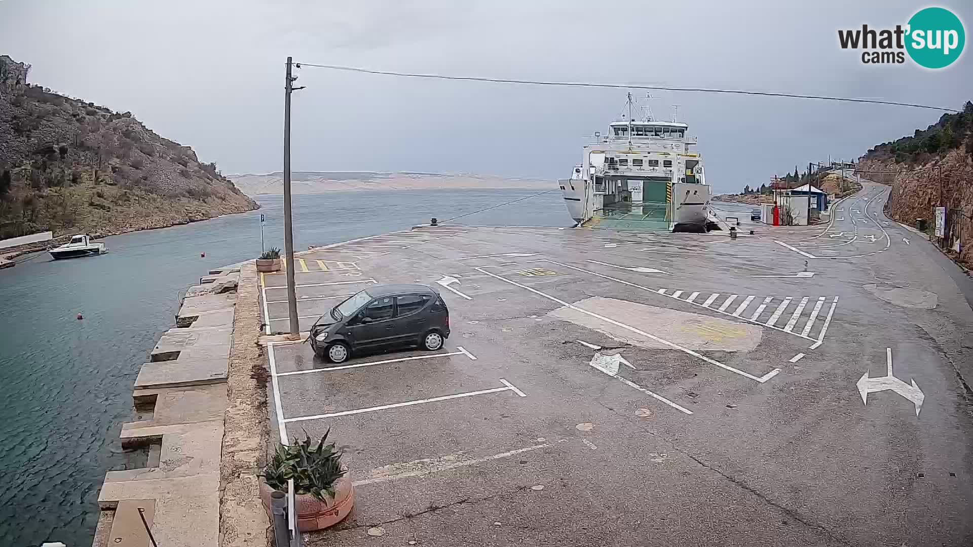 Webcam porto traghetti di Prizna – per l’isola di Pag