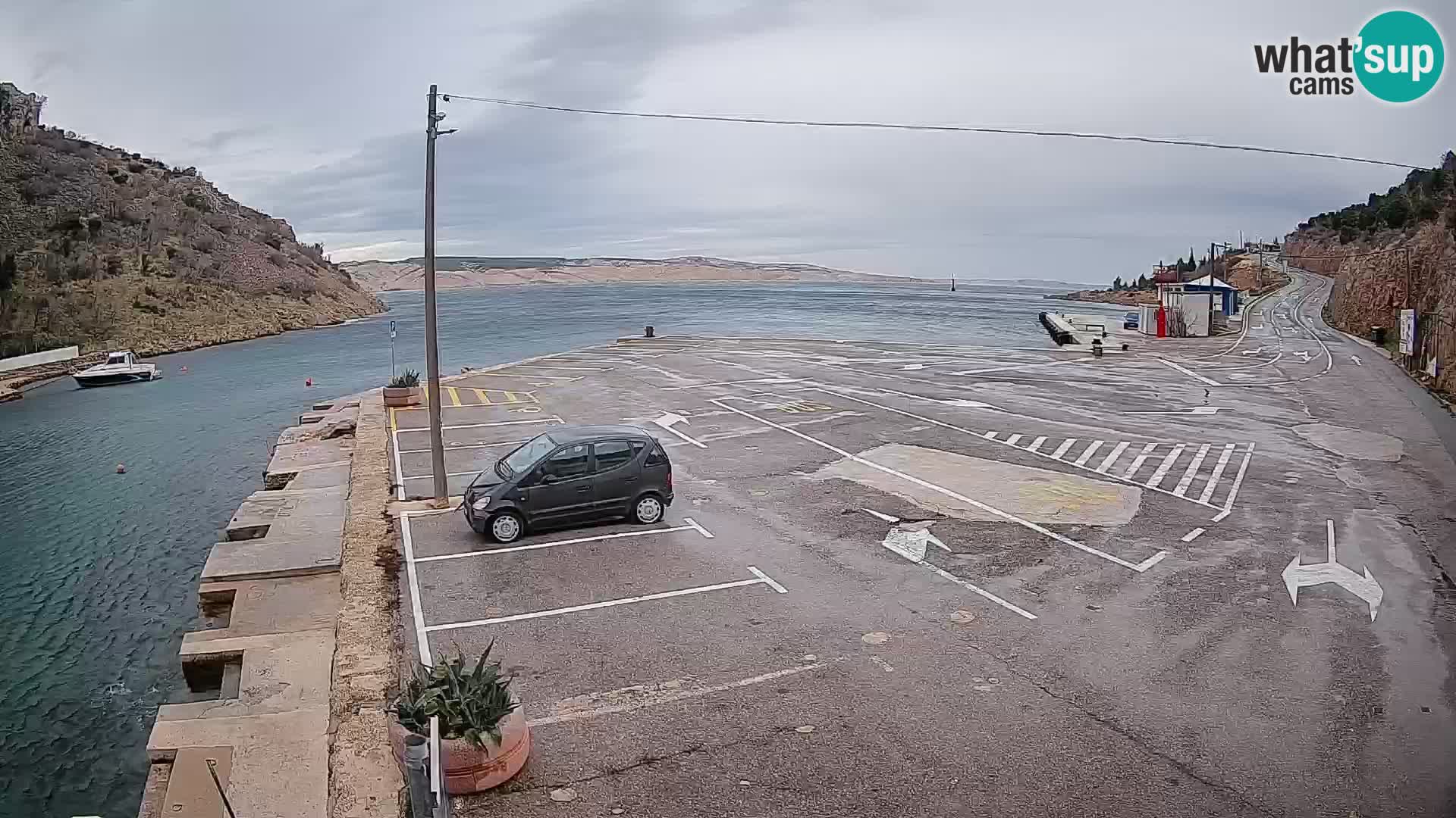 Webcam porto traghetti di Prizna – per l’isola di Pag