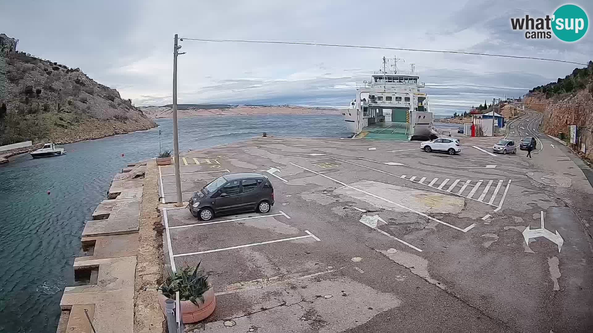Webcam porto traghetti di Prizna – per l’isola di Pag