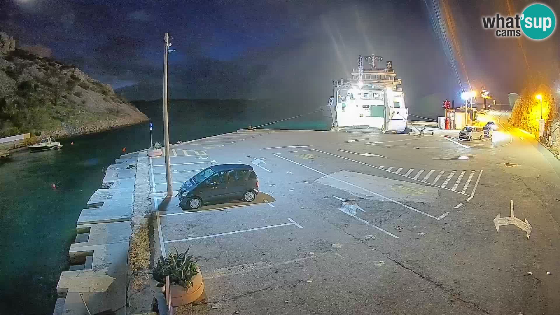 Webcam porto traghetti di Prizna – per l’isola di Pag