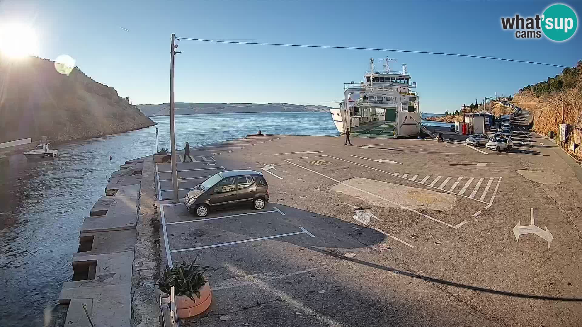 Webcam porto traghetti di Prizna – per l’isola di Pag